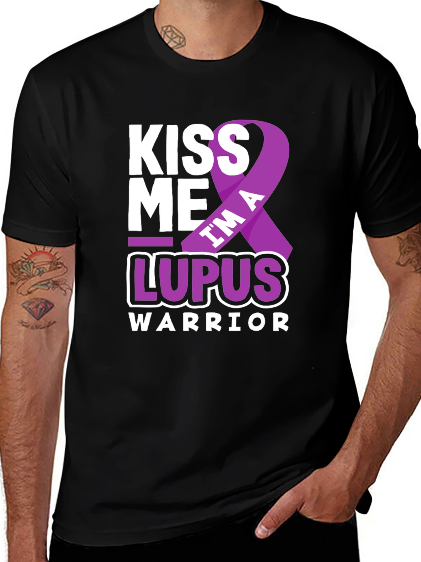 Kiss Me I'm A Lupus Warrior T-Shirt