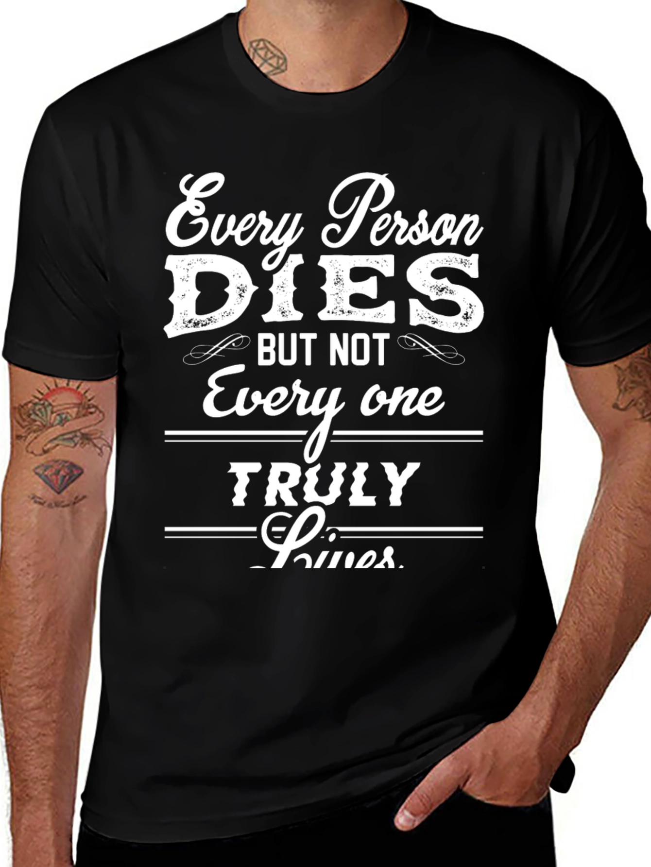 Variant 22 of Every Person Dies Graphic T-Shirt