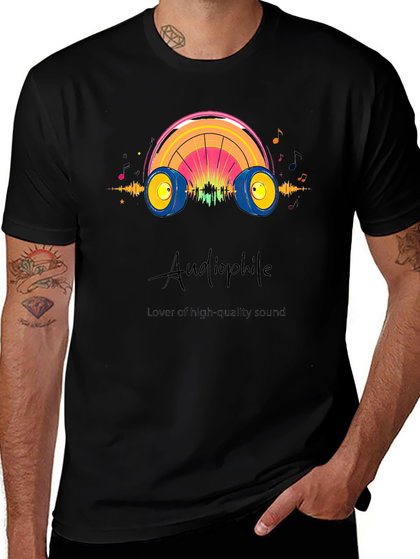 Audiophile T-Shirt: Listen High-Quality Sound