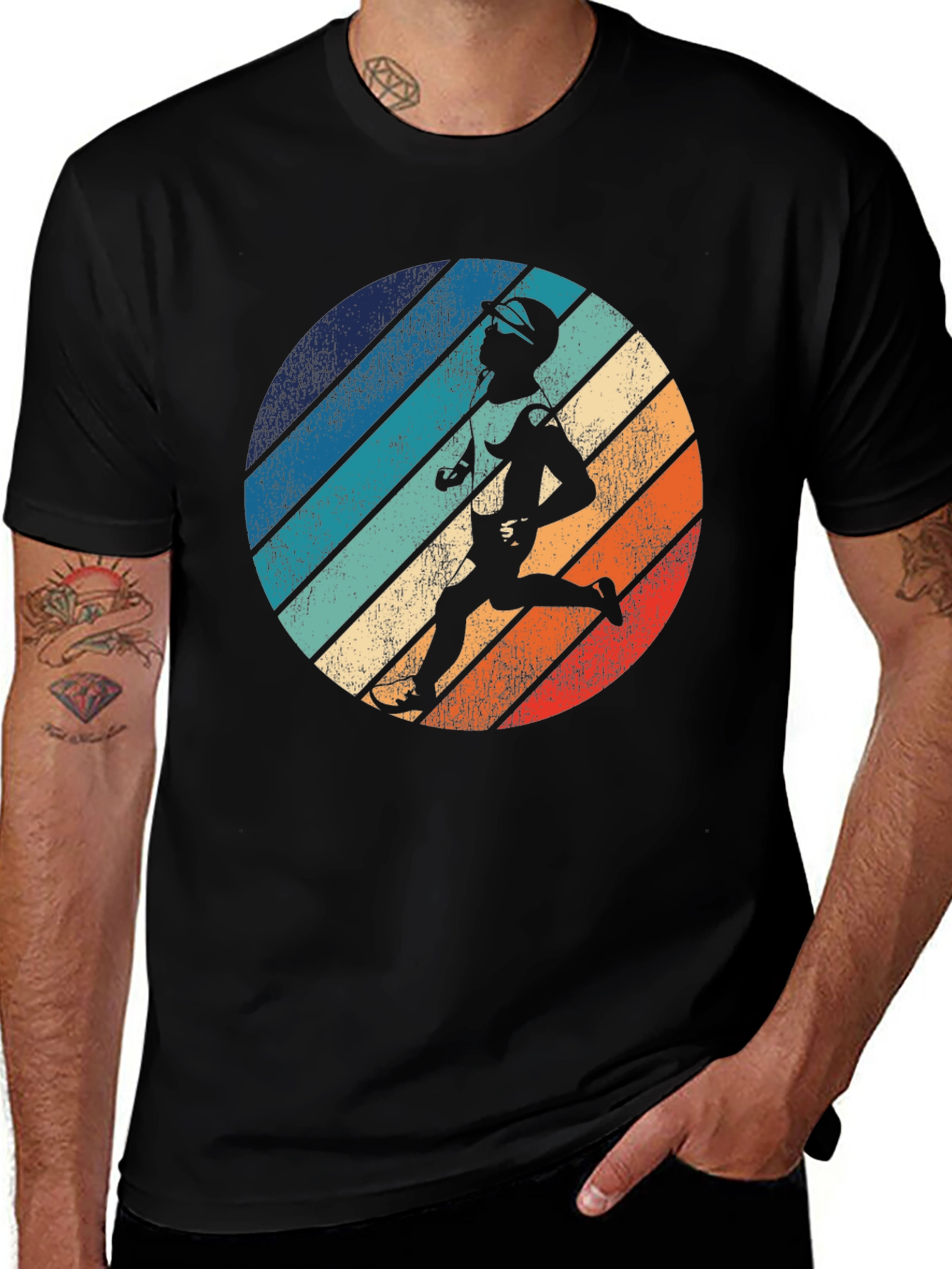 Variant 28 of Retro Runner T-Shirt
