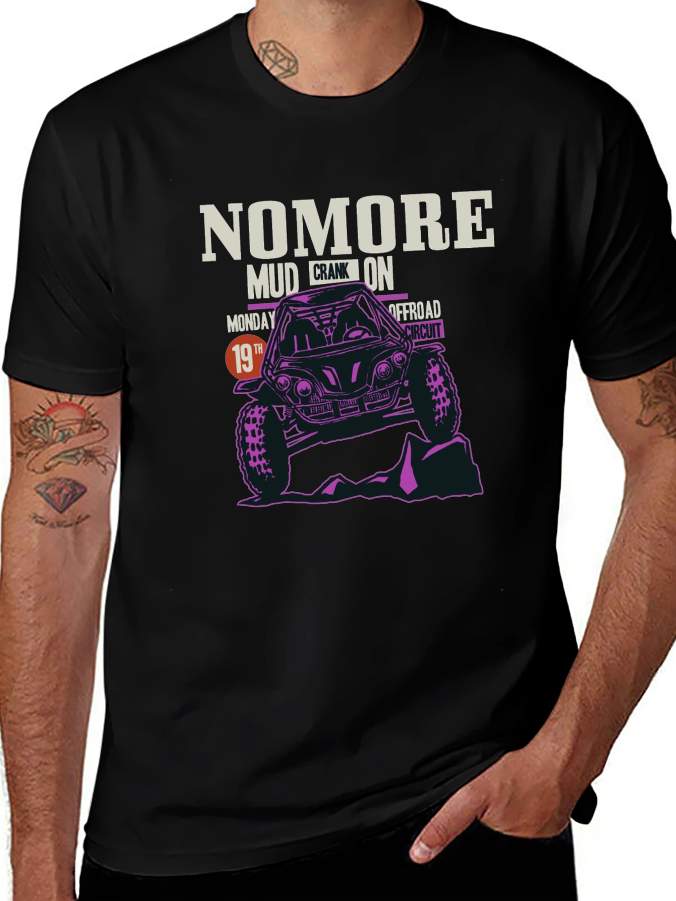 Variant 29 of NOMORE Mud Crank Offroad T-Shirt