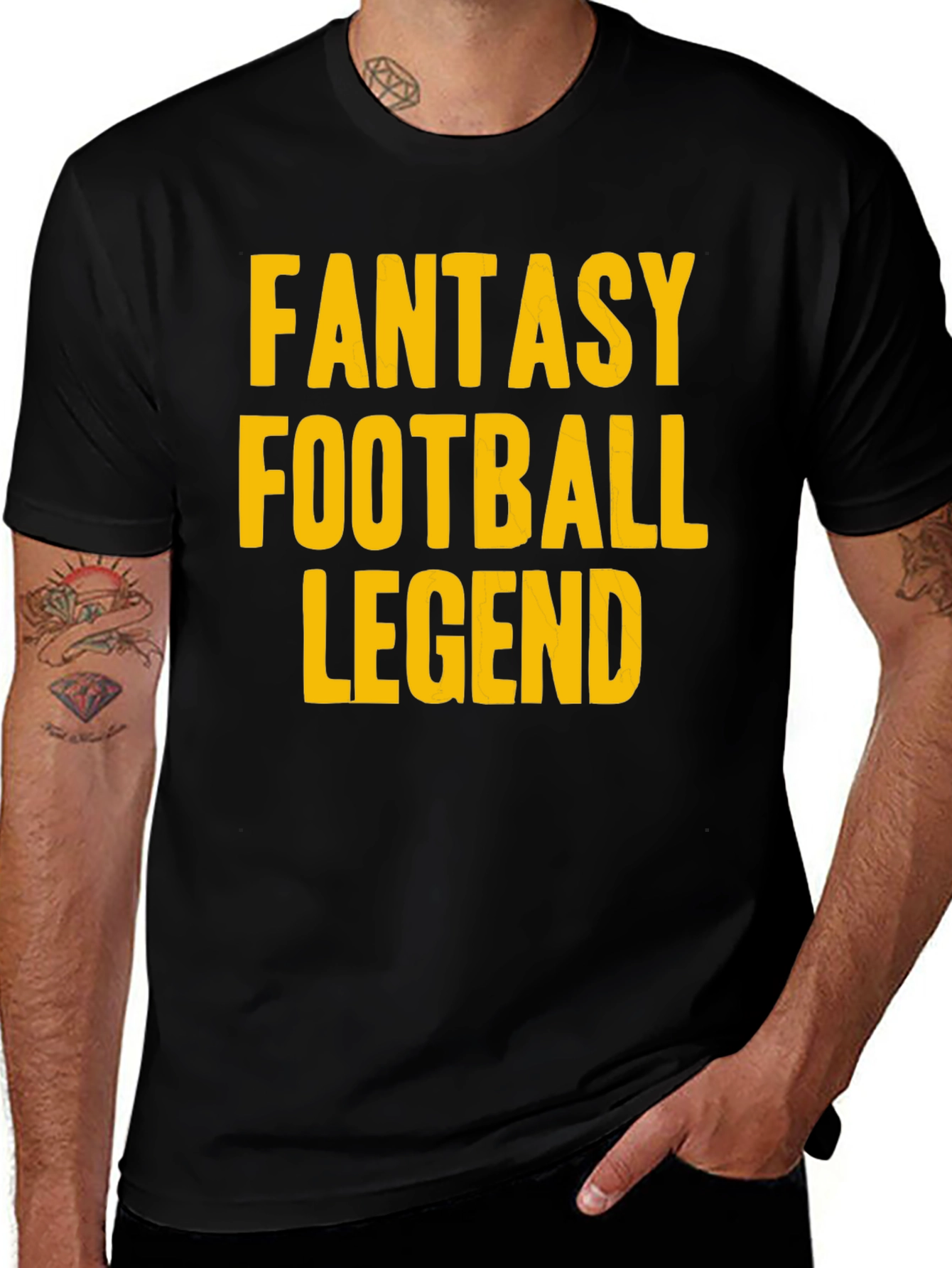 Fantasy Football Legend T-Shirt - Black
