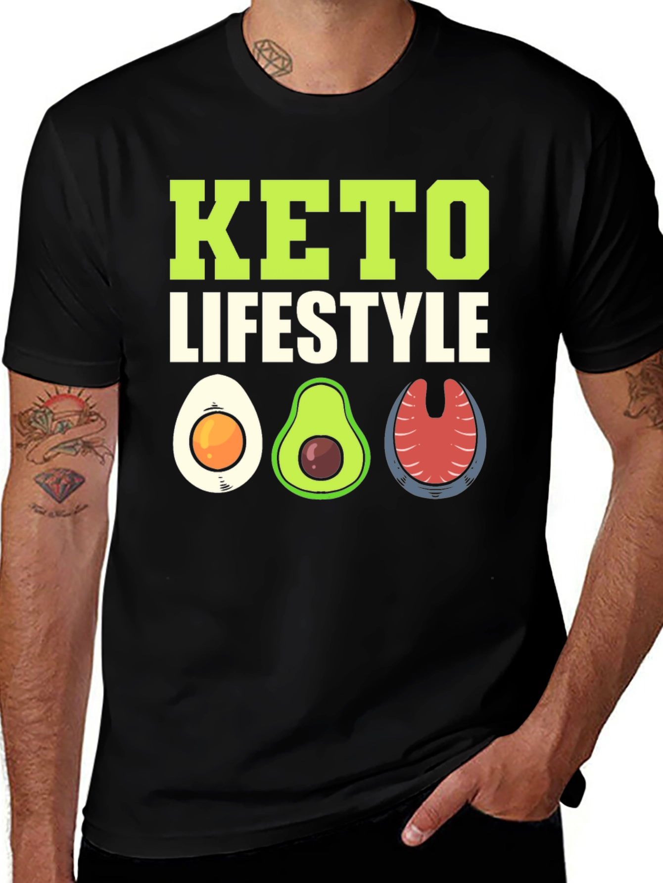 Variant 22 of Keto Lifestyle Graphic T-Shirt