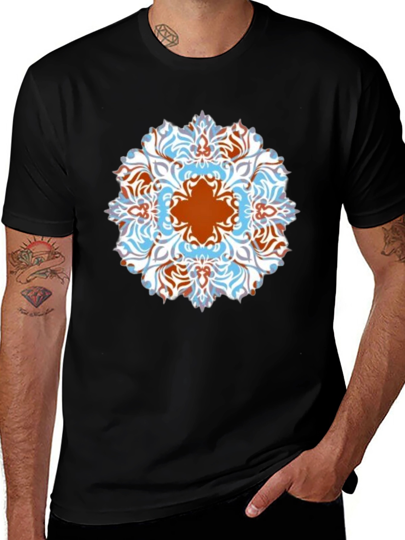 Variant 26 of Mandala Graphic Print Tee