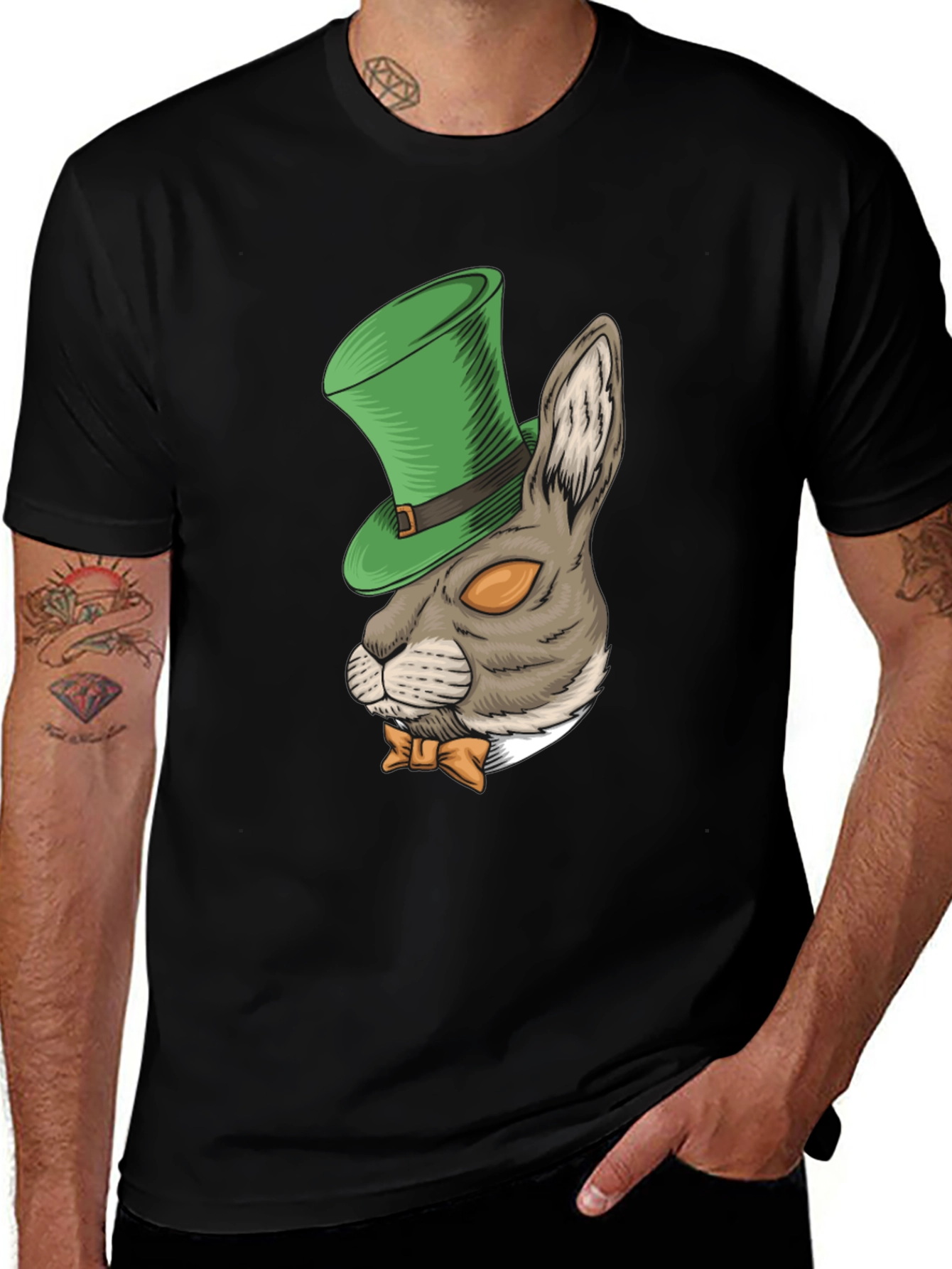 Lucky Rabbit Graphic Tee - St. Patrick's Day Apparel