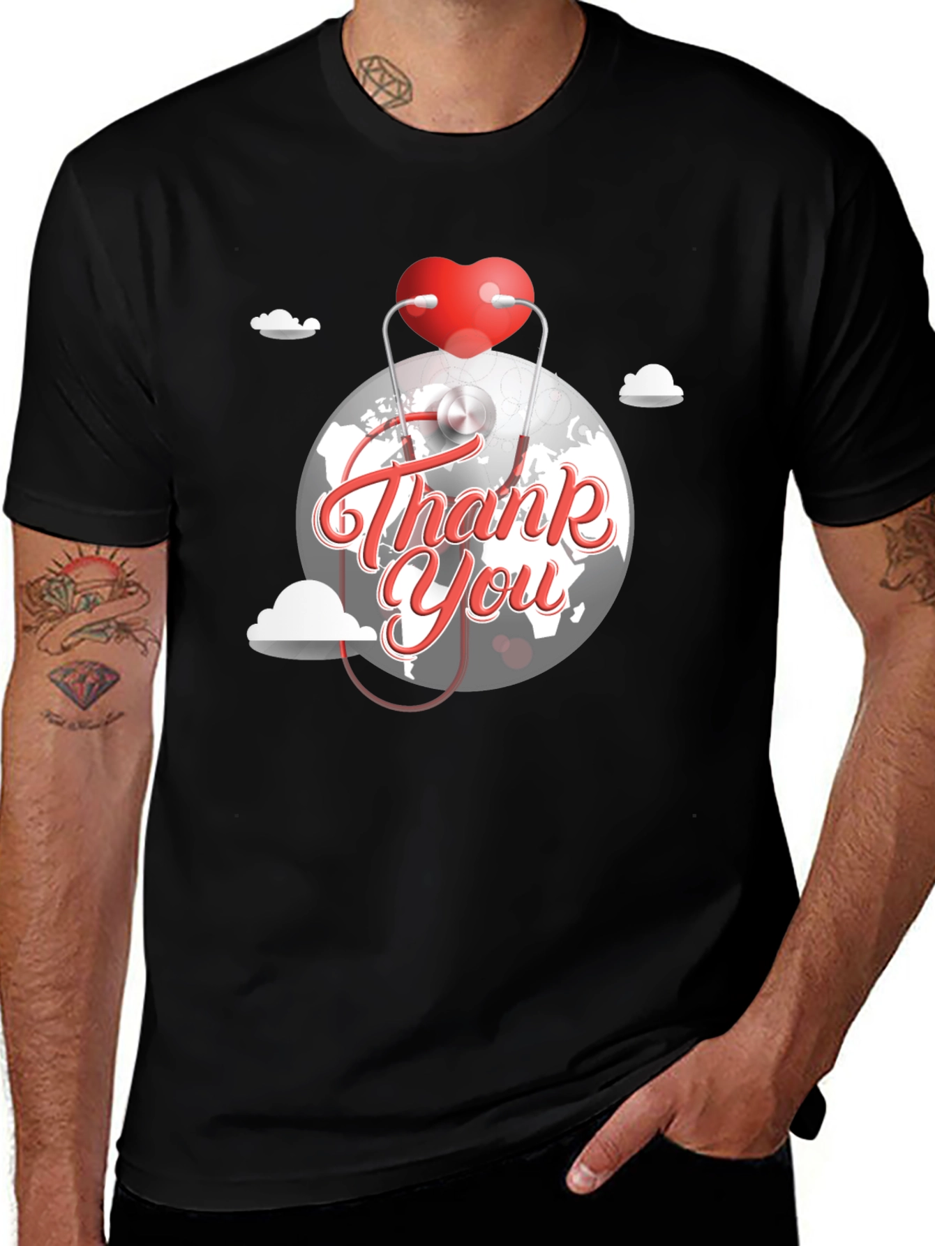Variant 21 of Thank You Healthcare Workers T-Shirt