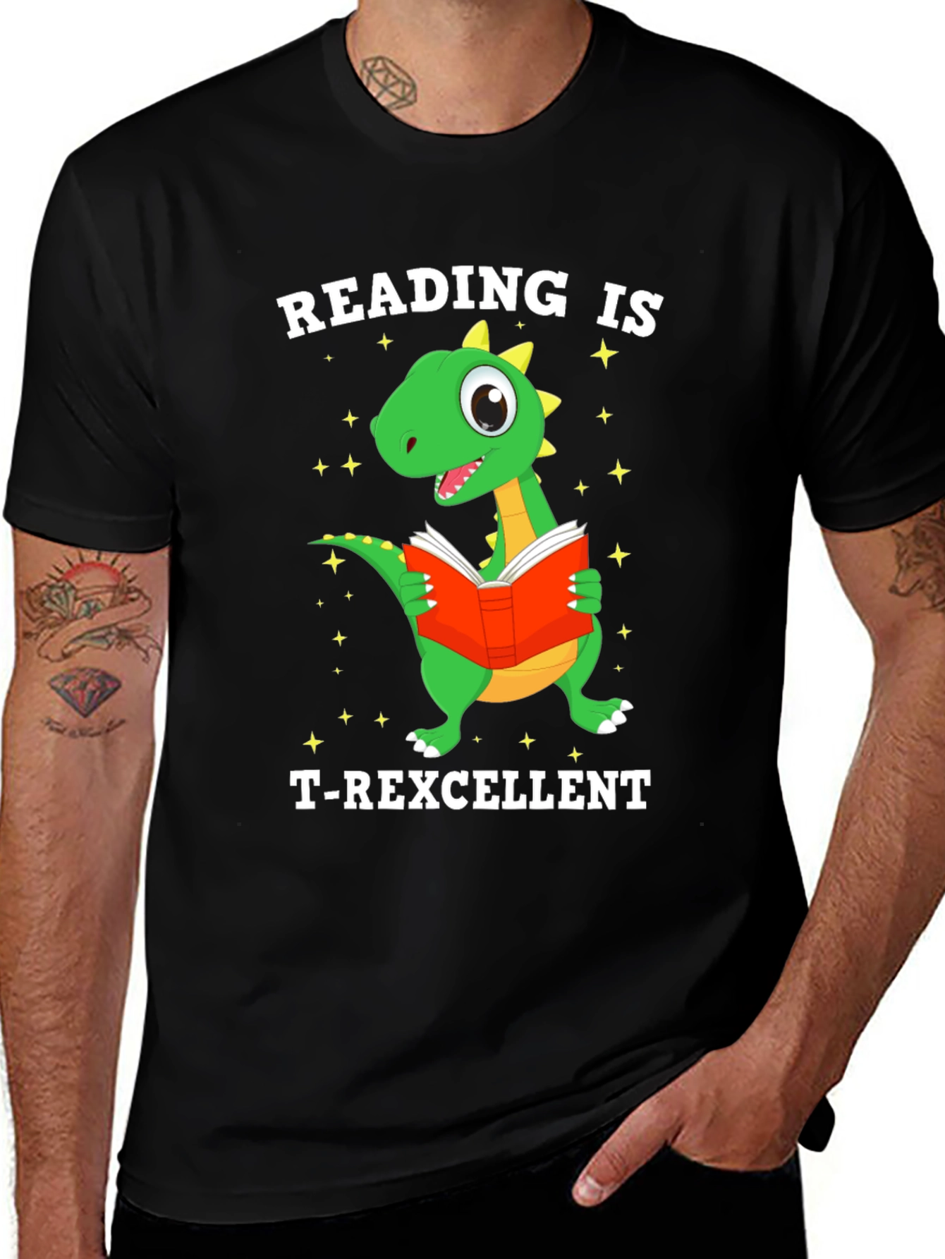 Variant 13 of Reading is T-Rexcellent Graphic Tee