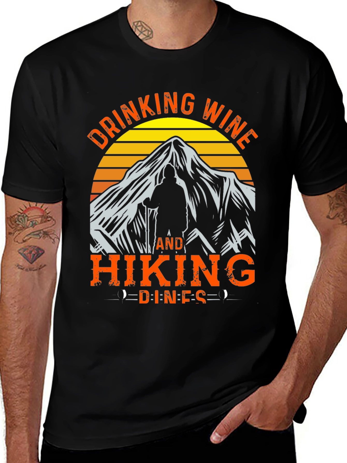 Drinking Wine and Hiking T-Shirt