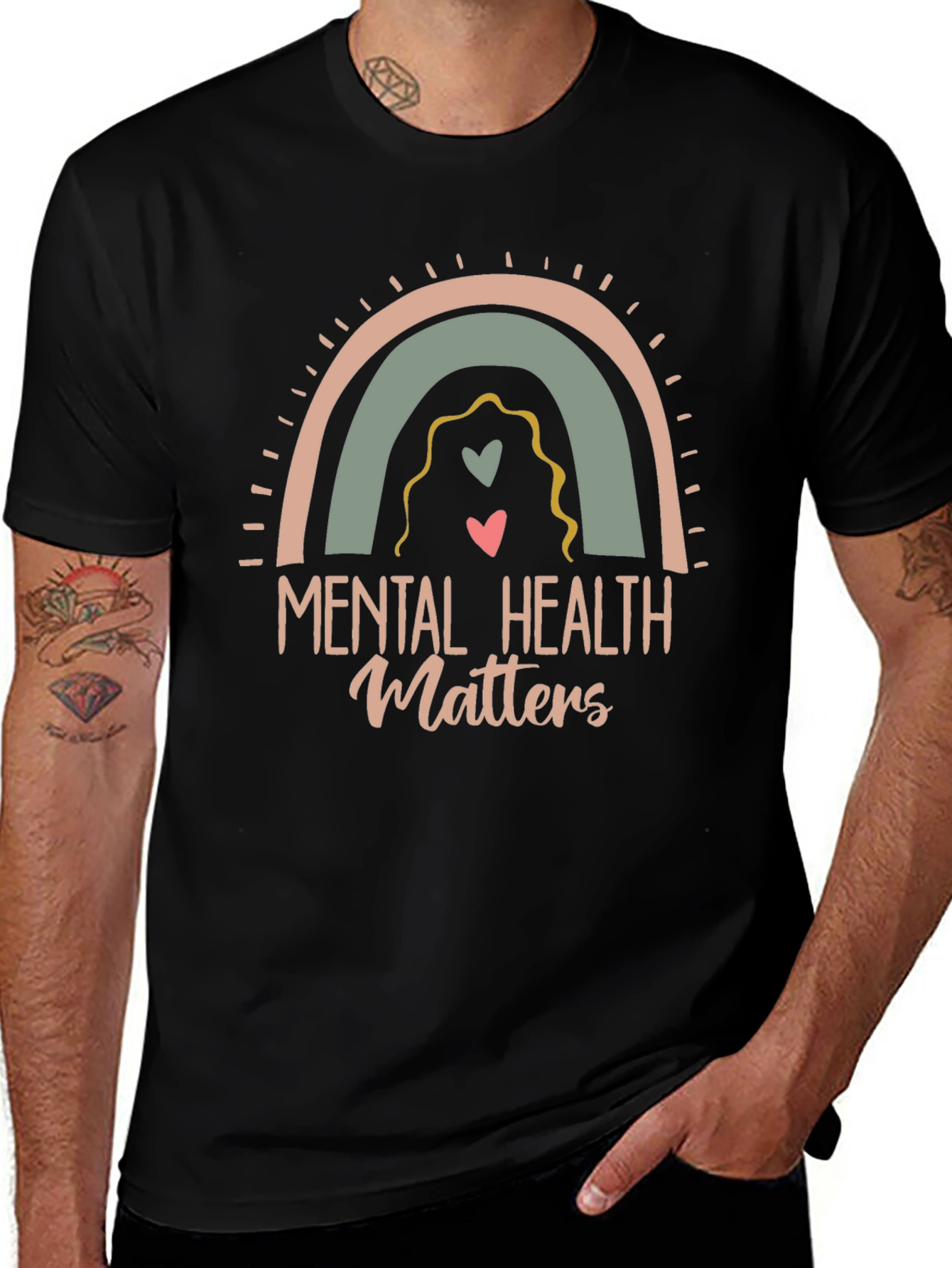 Variant 11 of Mental Health Matters Graphic T-Shirt