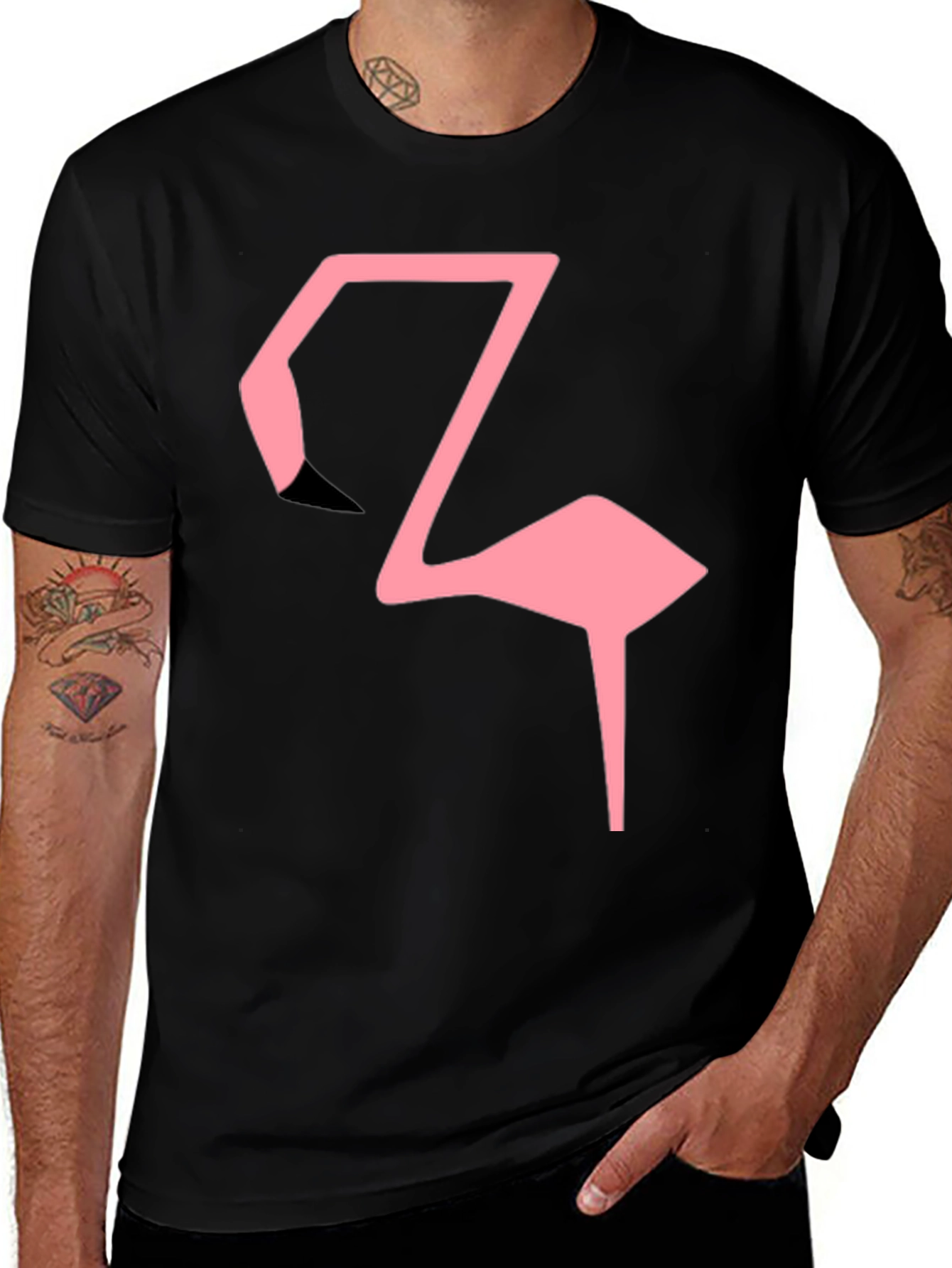 Variant 26 of Flamingo Graphic Tee - Modern Stylish Design