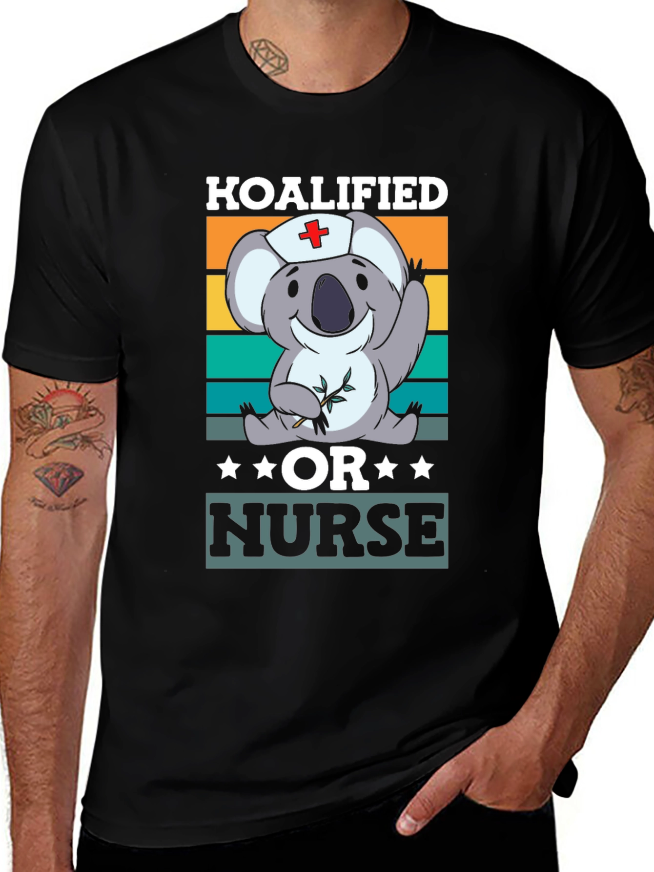 Variant 9 of Koalified Nurse Graphic T-Shirt
