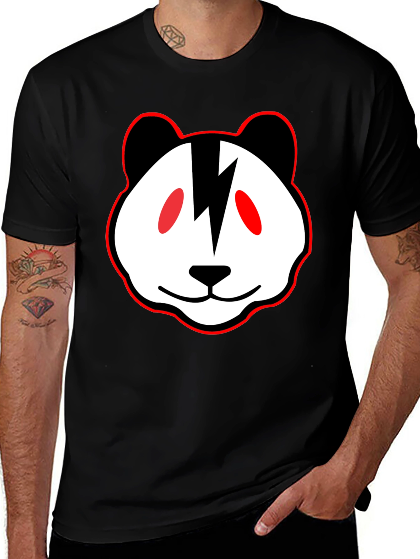 Variant 15 of Cool Panda Head T-Shirt