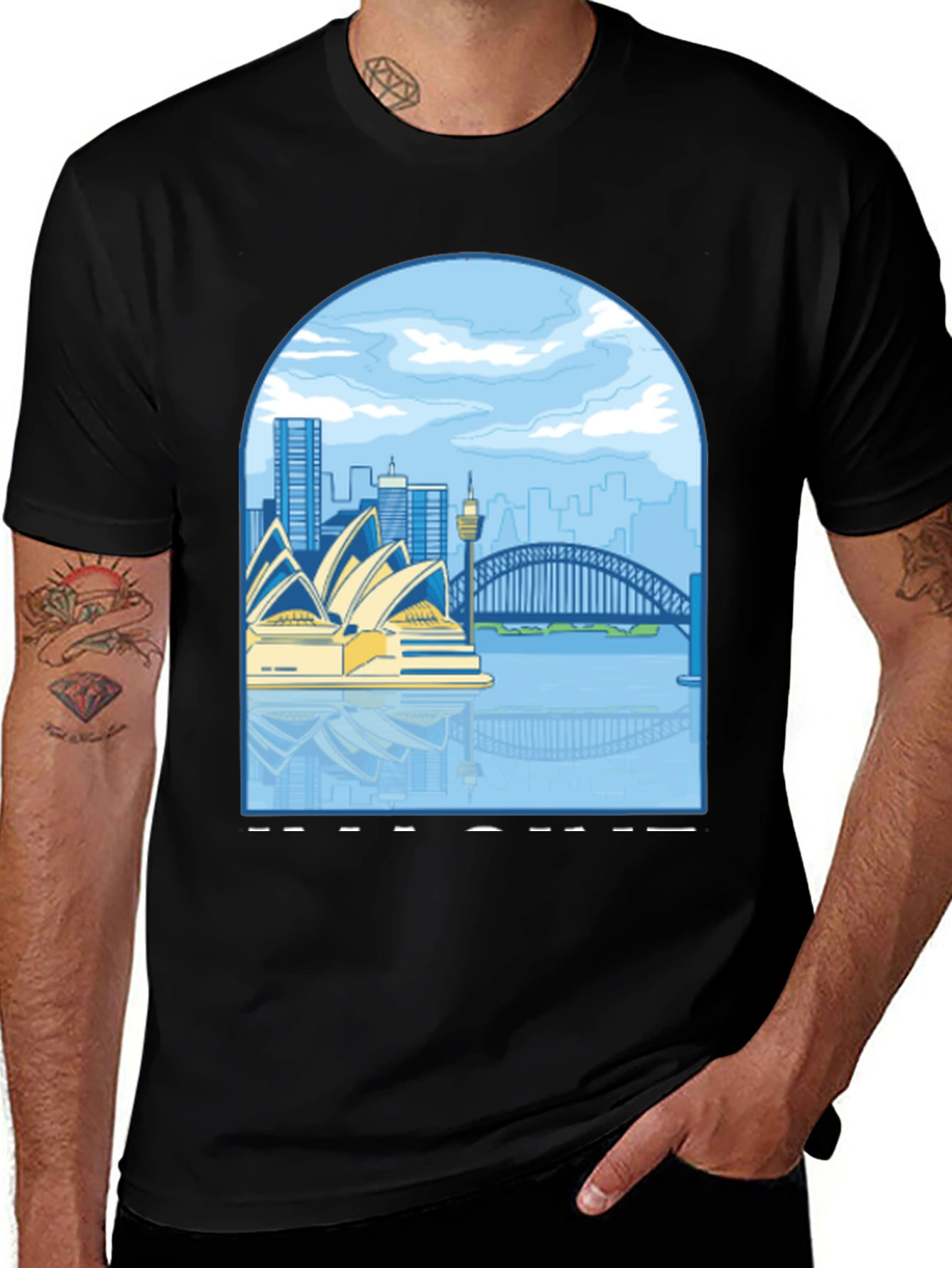 Sydney Skyline Graphic Tee