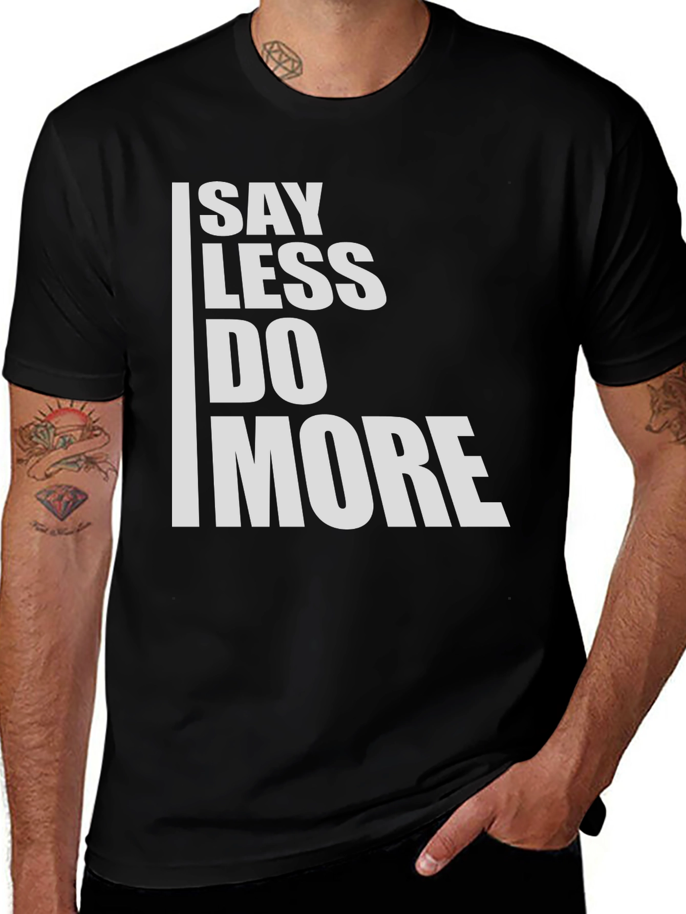 Variant 13 of Say Less Do More Graphic Tee