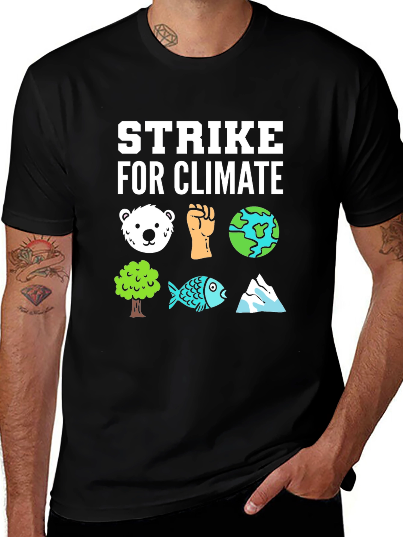 Variant 15 of Strike For Climate T-Shirt