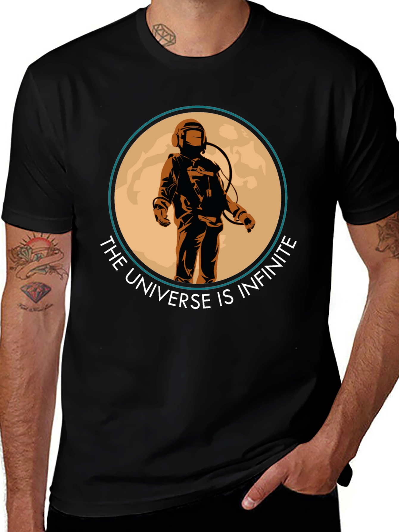 Variant 27 of Infinite Universe Astronaut T-Shirt