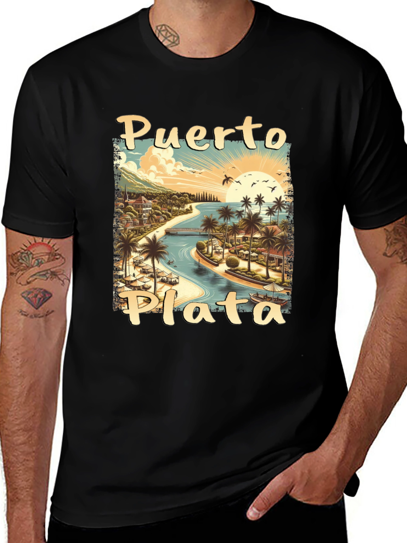 Puerto Plata Graphic T-Shirt - Island Vibes