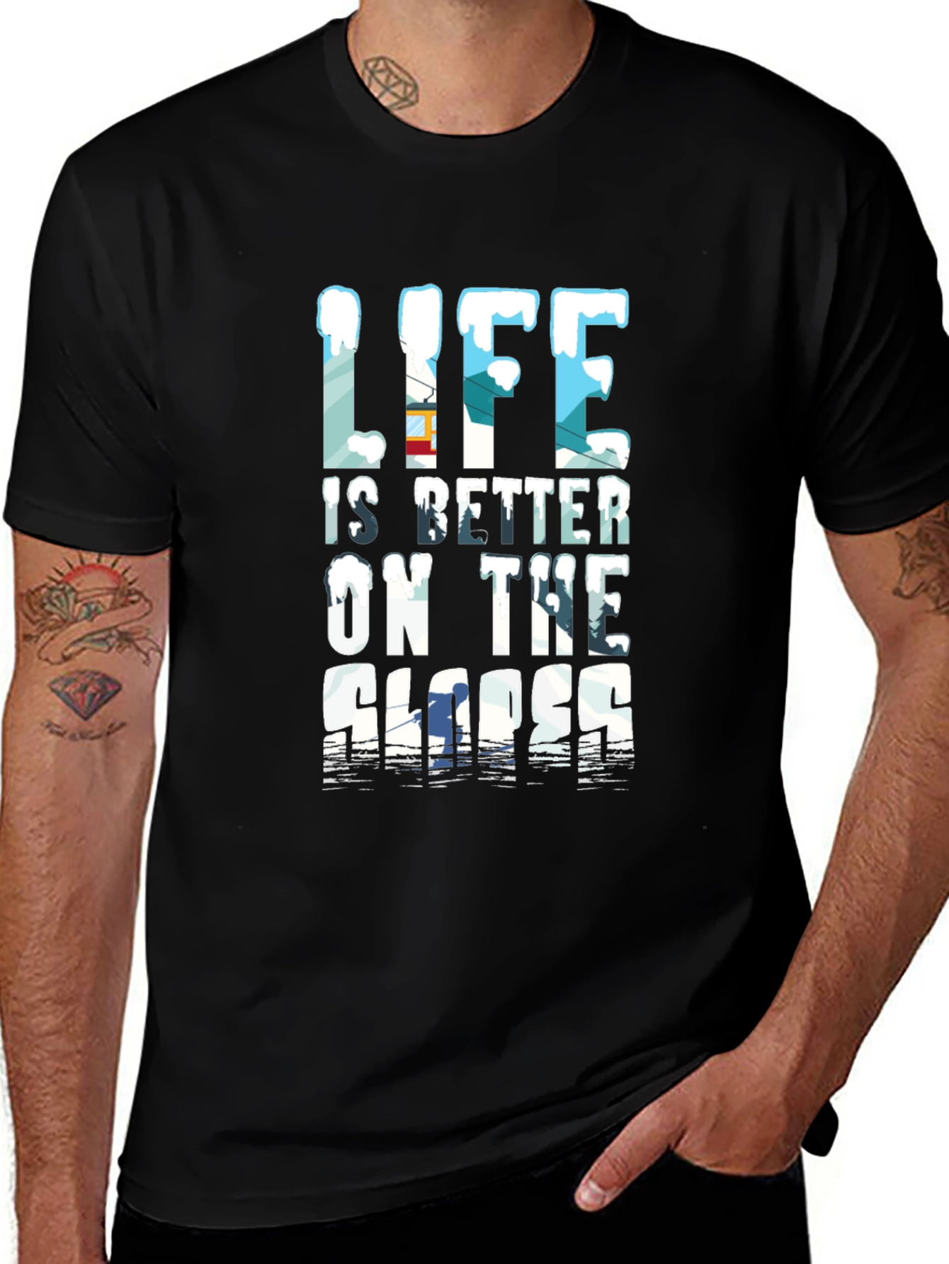 Life is Better on the Slopes Graphic Tee