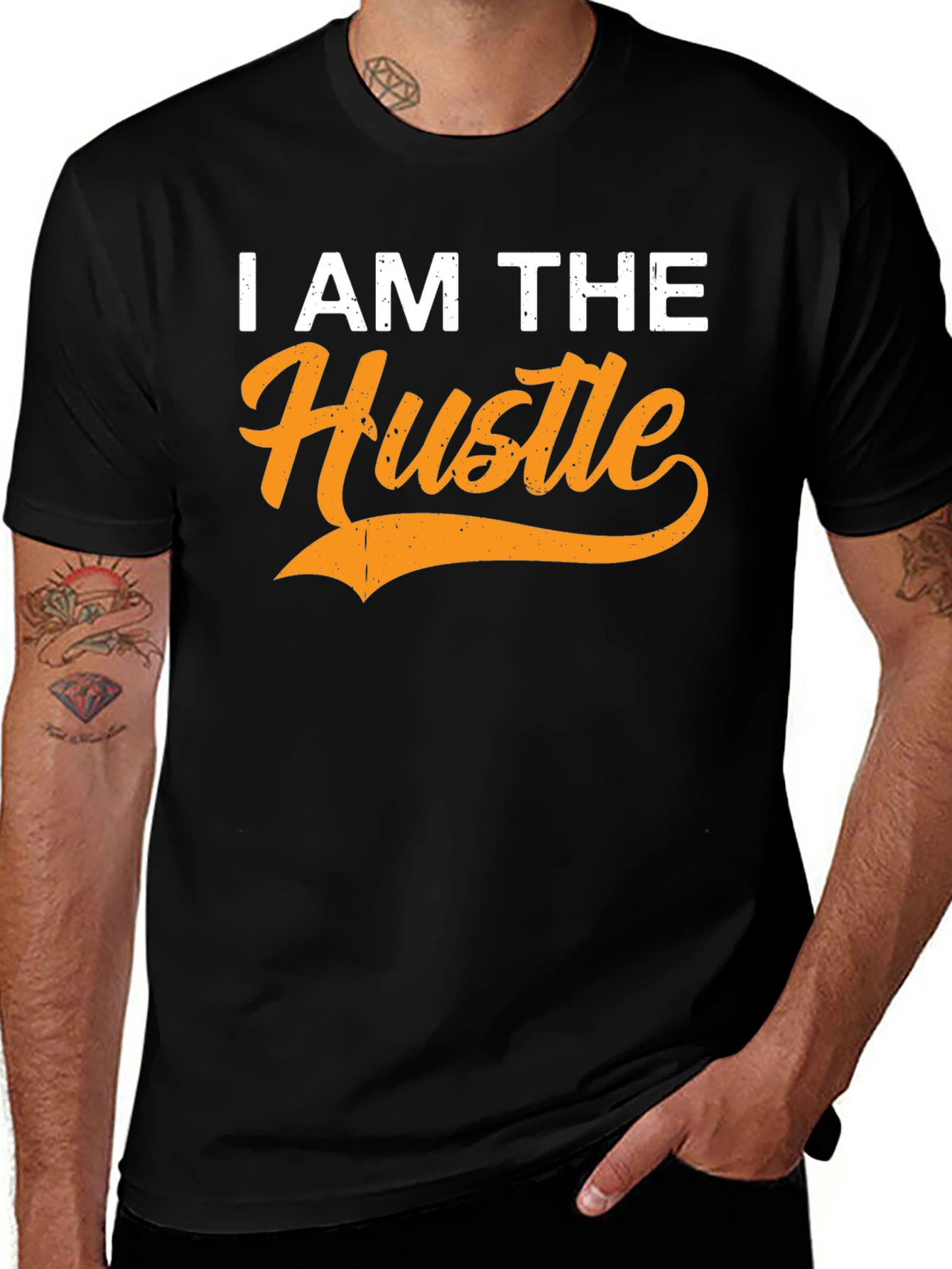 Variant 7 of I AM THE Hustle Graphic T-Shirt
