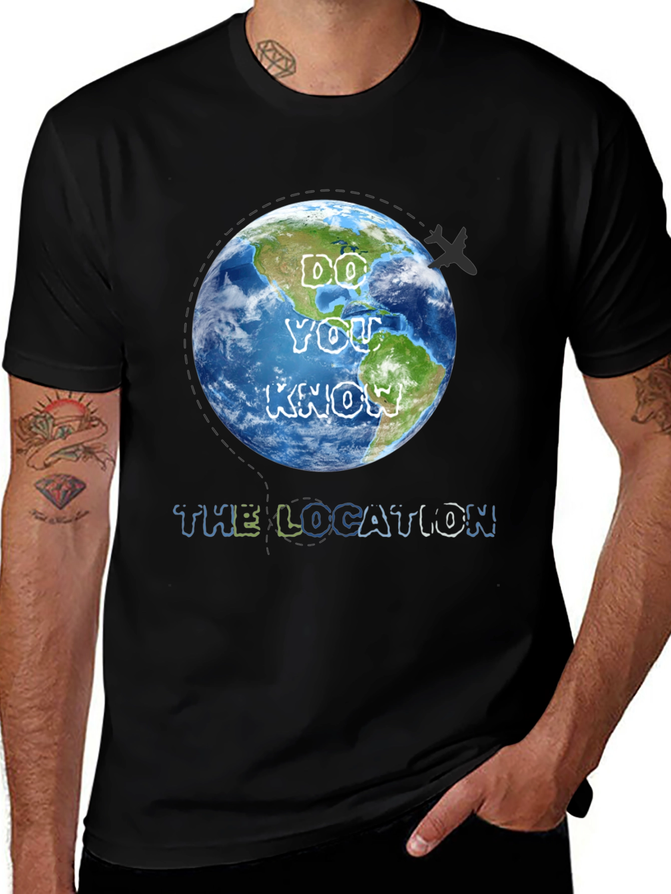 Do You Know The Location T-Shirt Travel Graphic Tee