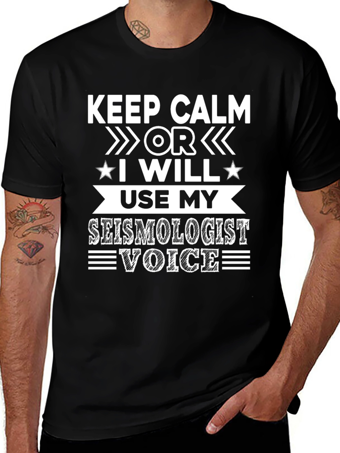 Keep Calm Seismologist Voice T-Shirt