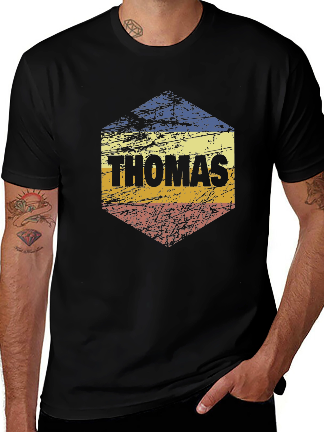 Retro Thomas T-Shirt - Custom Name Design