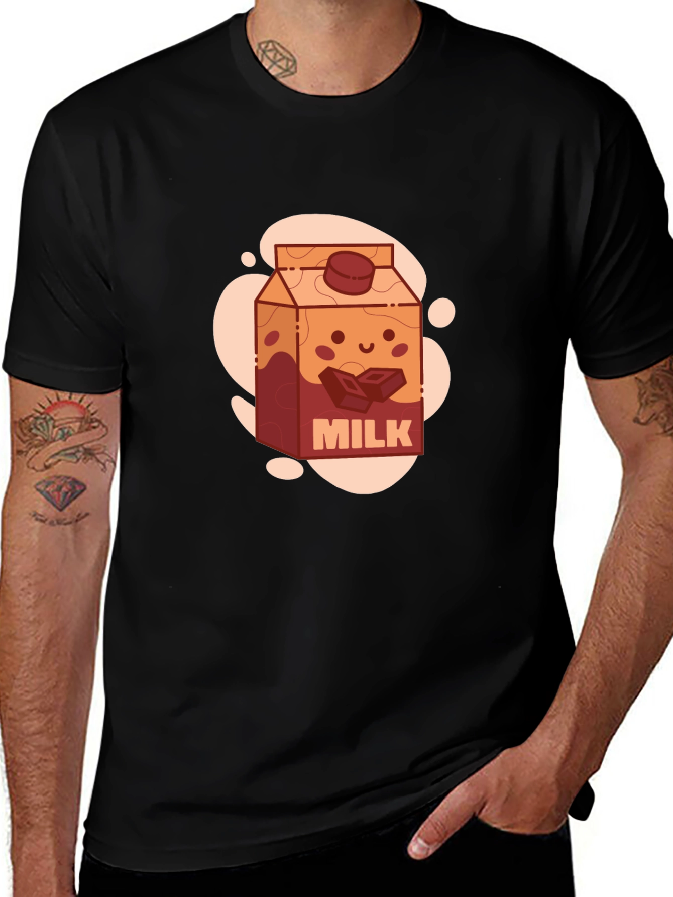 Variant 26 of Chocolate Milk Cartoon T-Shirt
