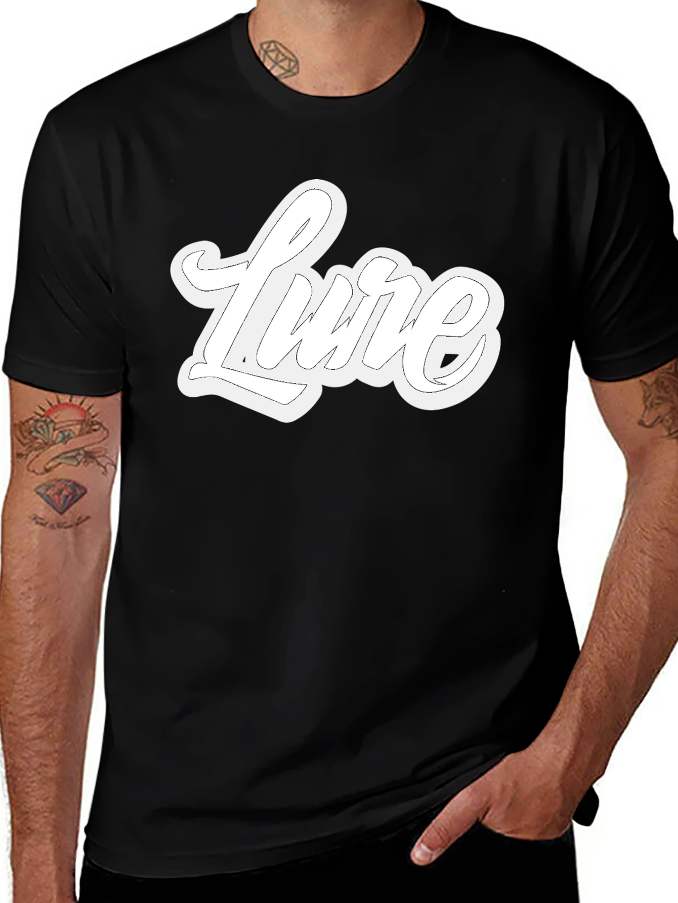 Variant 4 of Lure Graphic Tee - Mens Stylish Short Sleeve Shirt