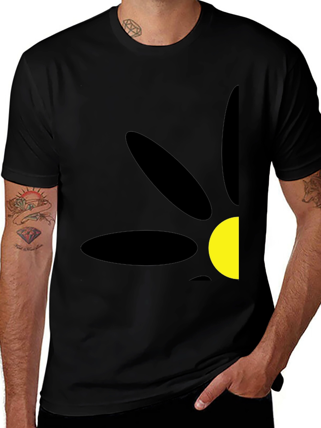 Variant 26 of Abstract Floral Graphic T-Shirt