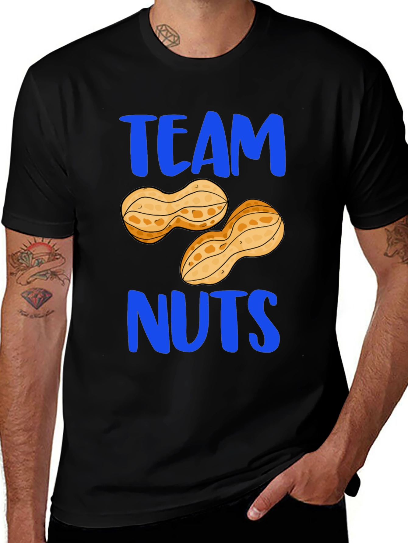 Variant 12 of Team Nuts Graphic Tee - Fun & Unique Design