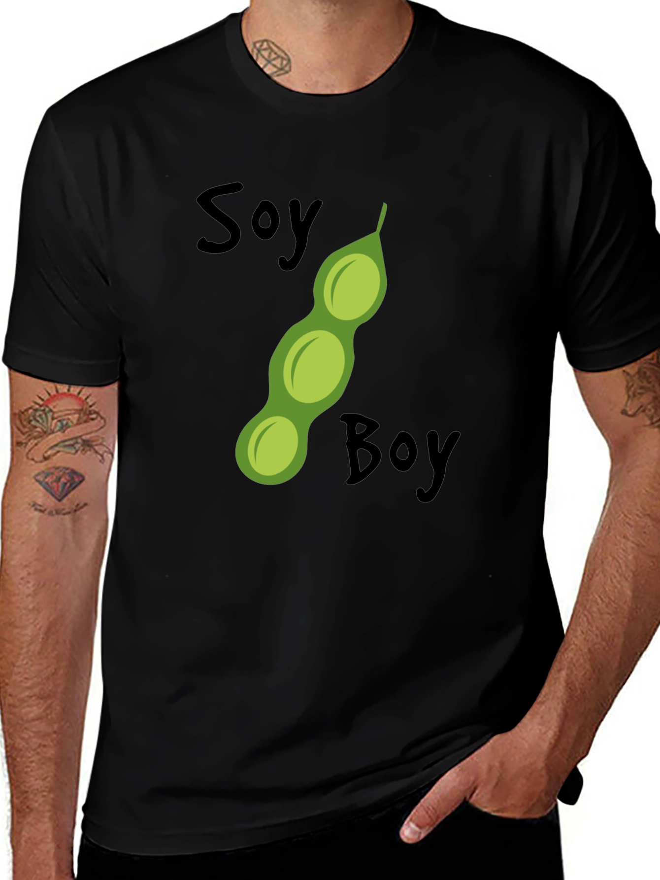 Variant 4 of Soy Boy Black T-Shirt