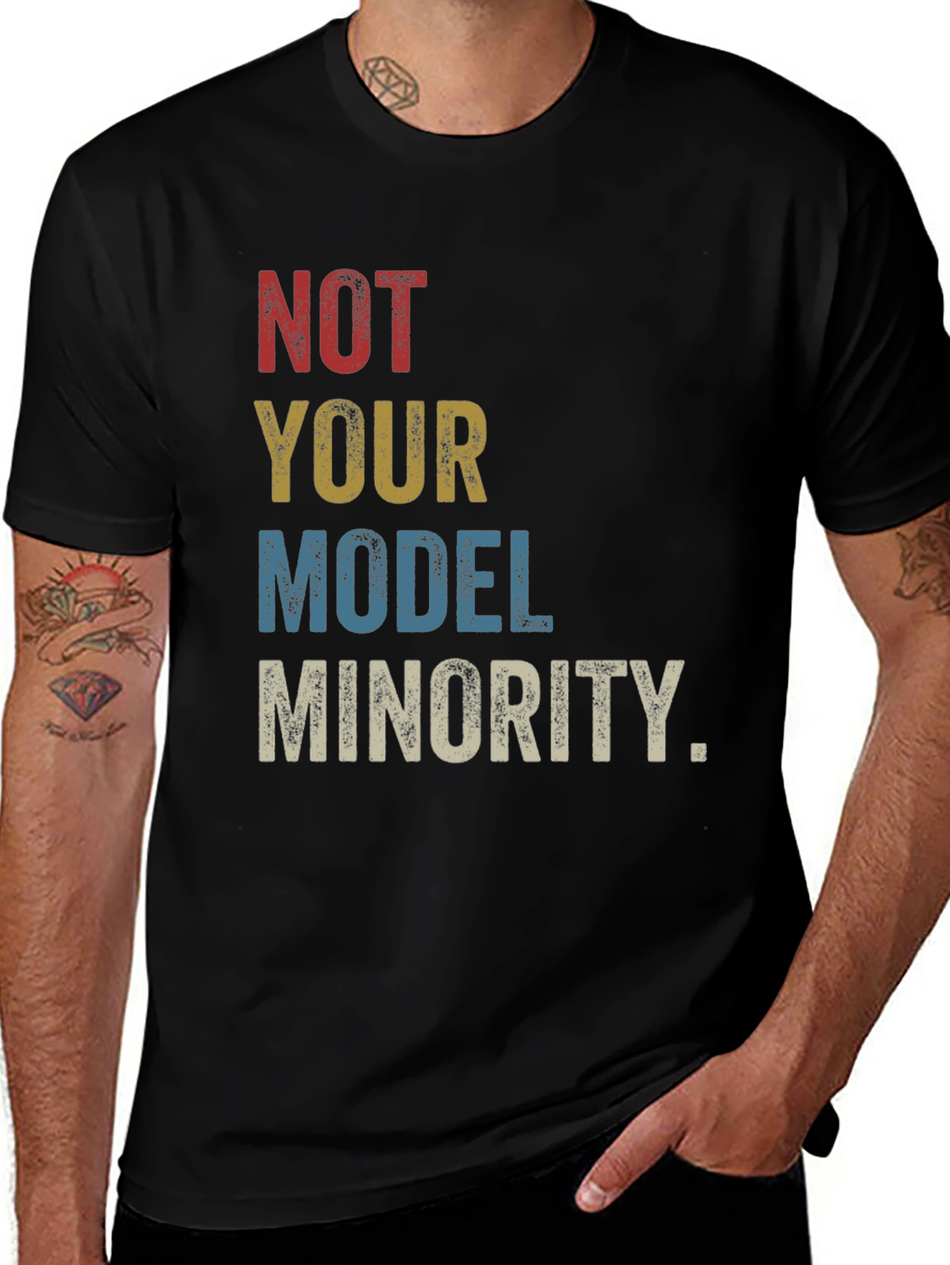 Variant 25 of Not Your Model Minority Graphic Tee