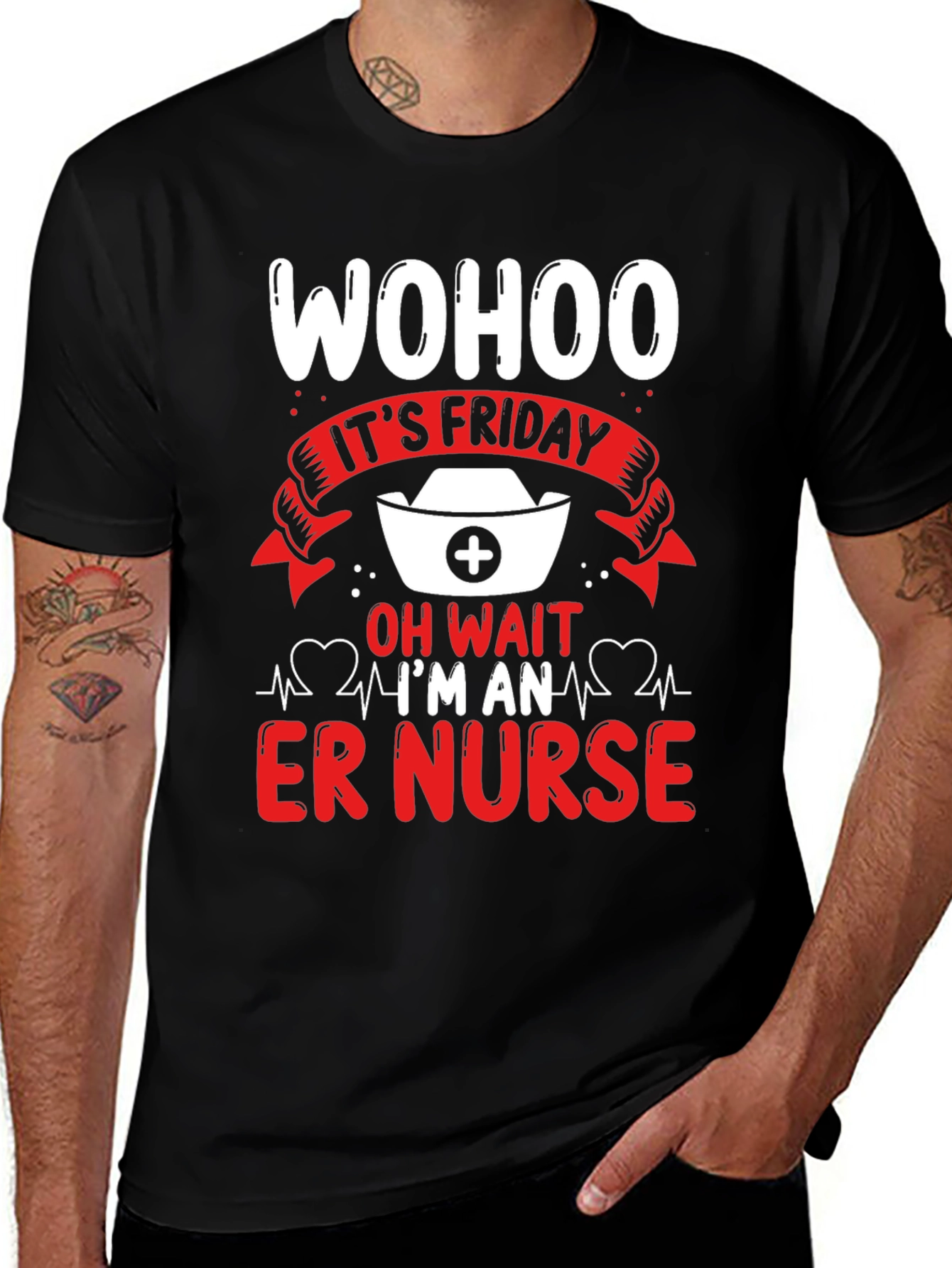 Wohoo It's Friday ER Nurse T-Shirt