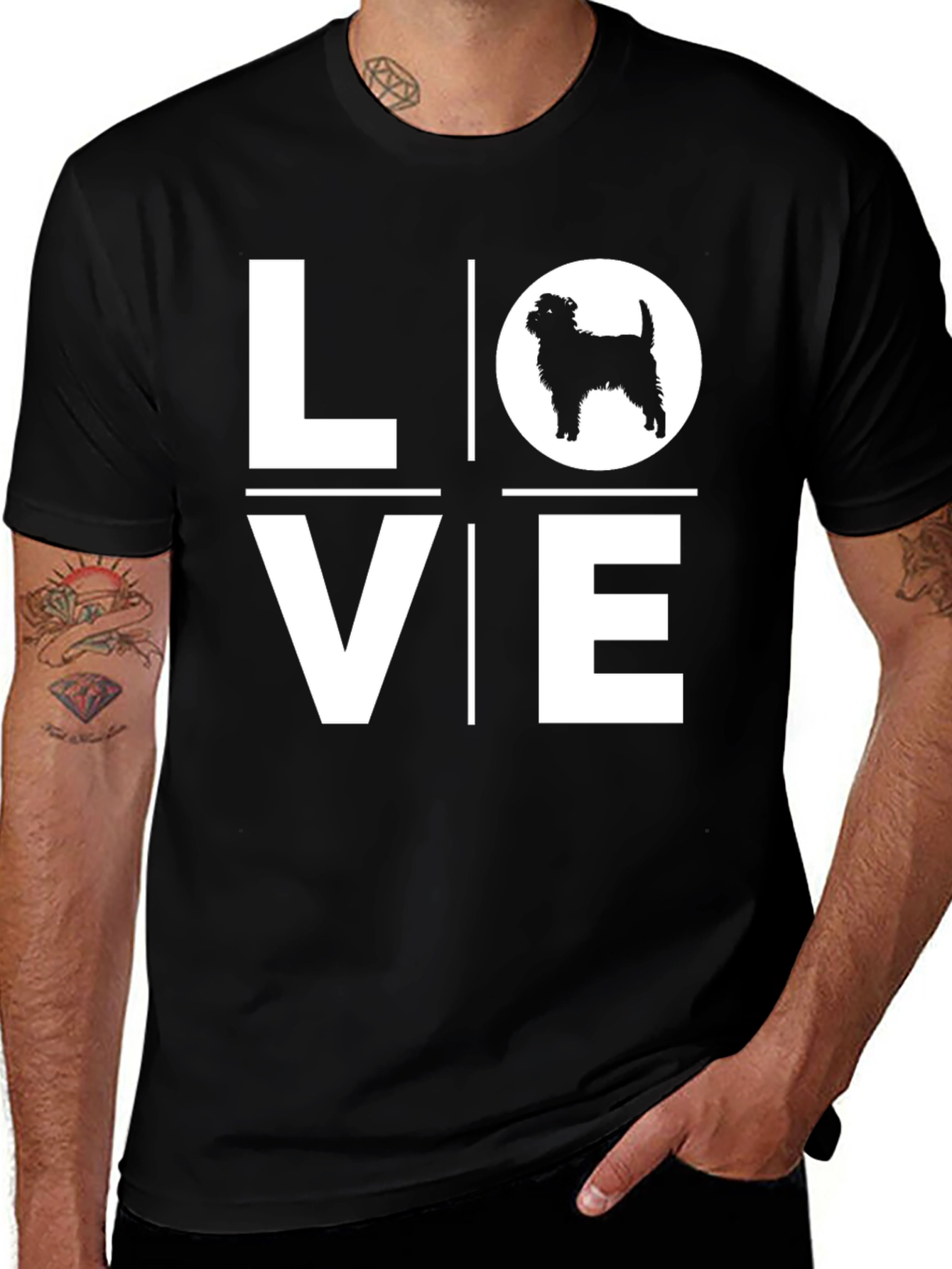 Variant 14 of Love Dog T-Shirt - Cute Pet Graphic Tee