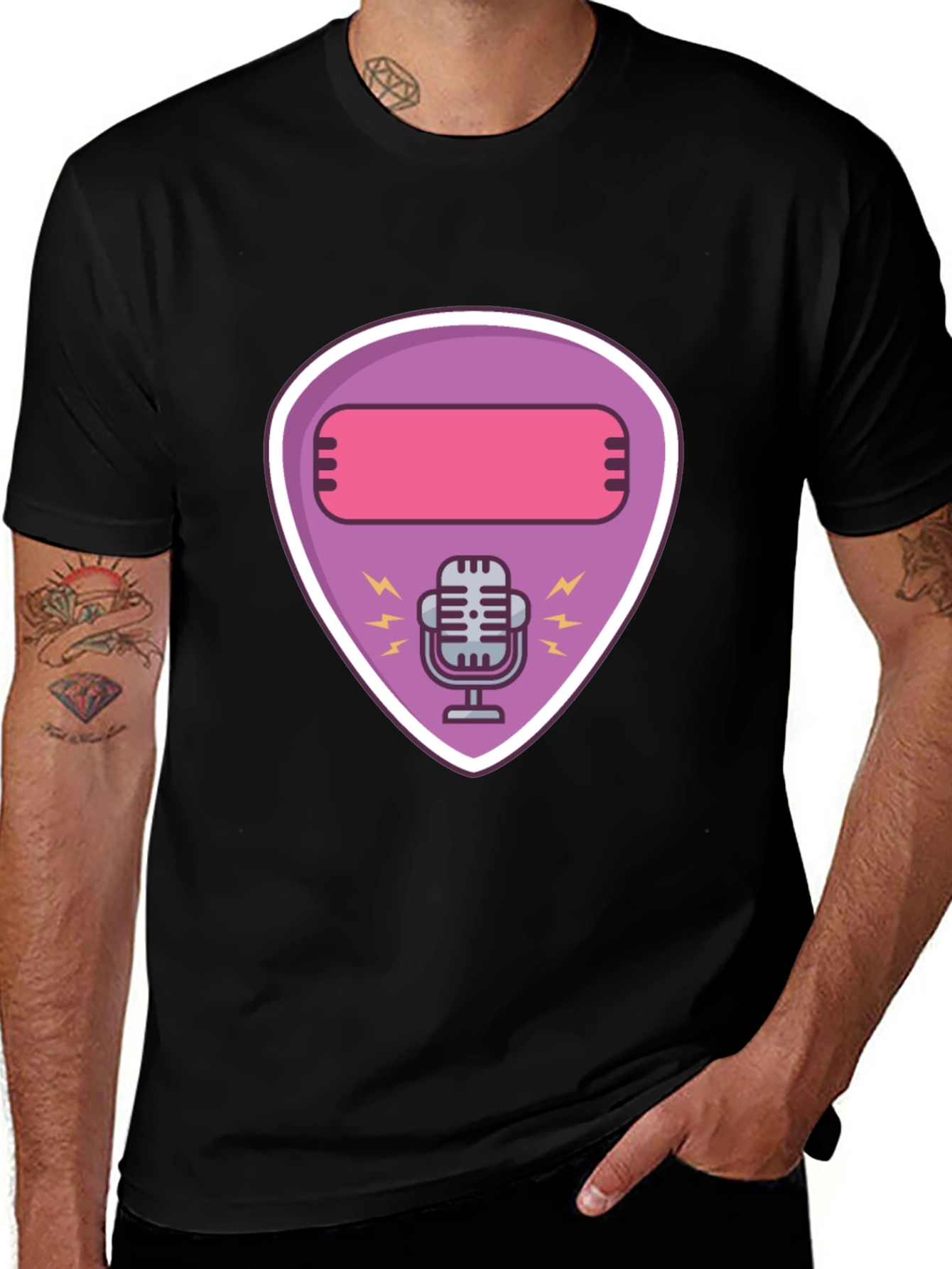 Variant 21 of Podcast Microphone Graphic Tee