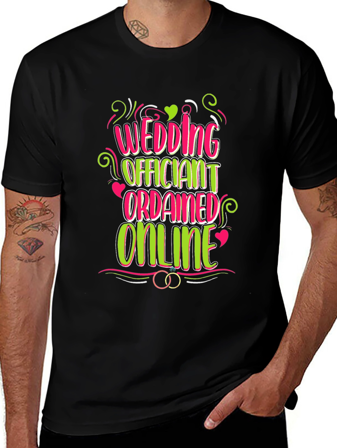 Variant 11 of Wedding Officiant Ordained Online T-Shirt