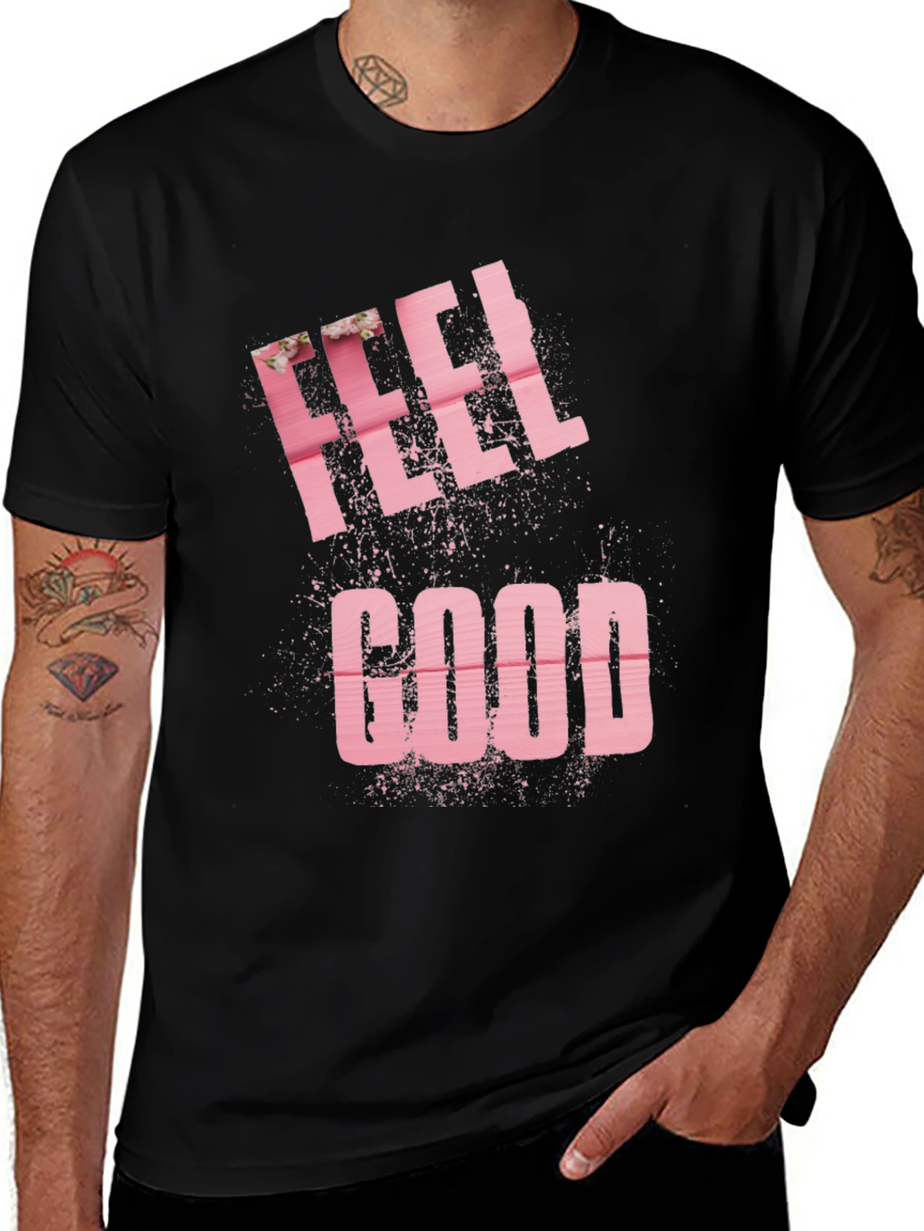 Variant 17 of Feel Good Graphic Tee - Casual Comfort