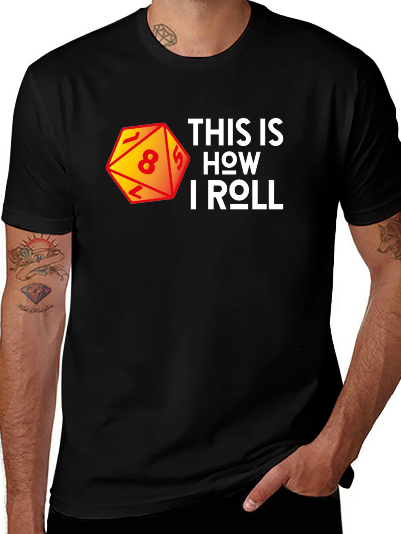 Variant 10 of This is How I Roll Dice Graphic Tee