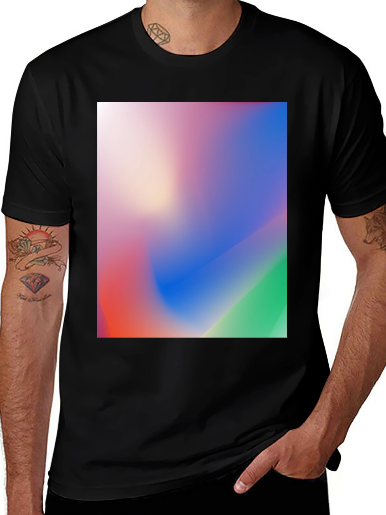Variant 28 of Gradient Graphic T-Shirt - Soft and Stylish
