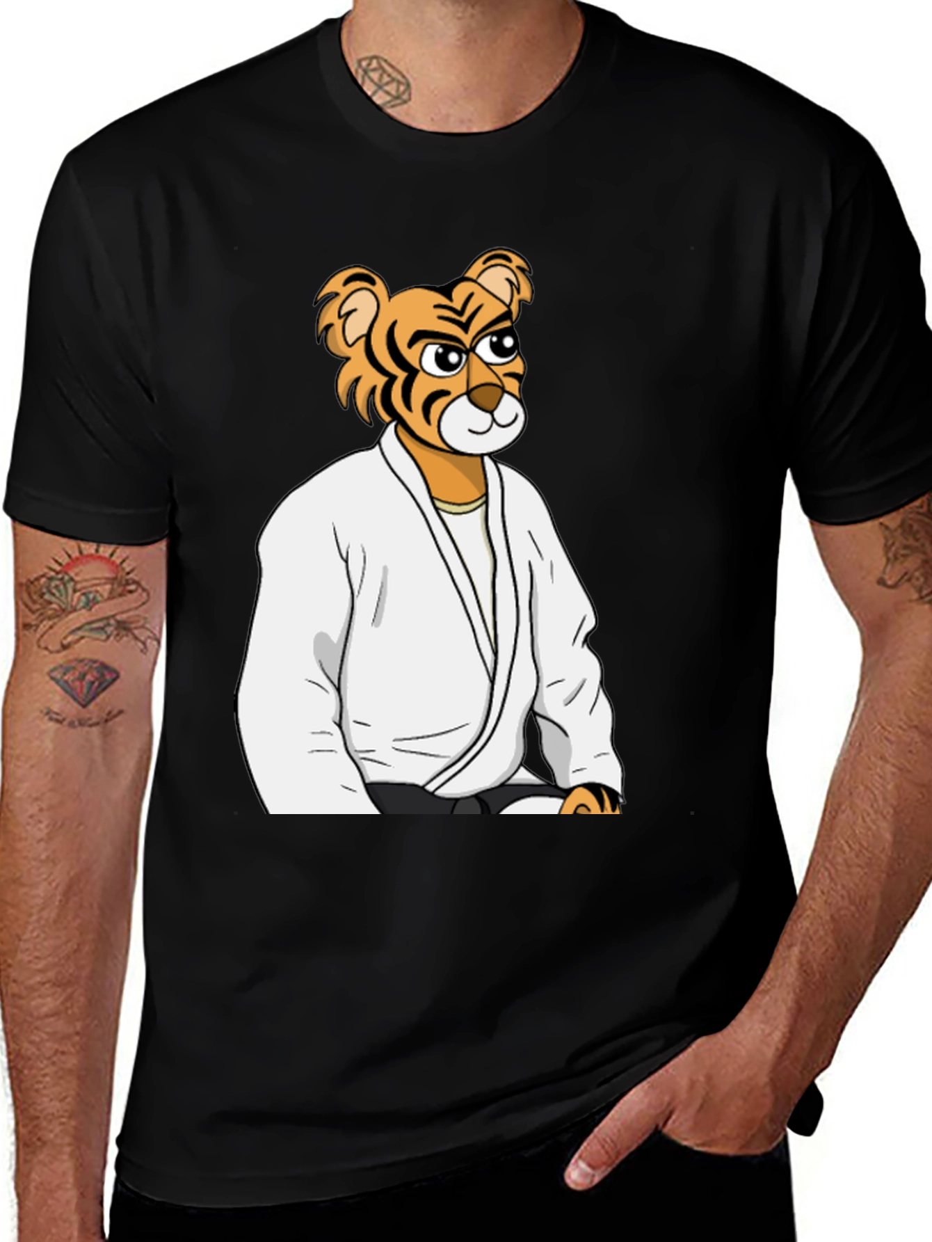 Tiger Jiu-Jitsu Black T-Shirt