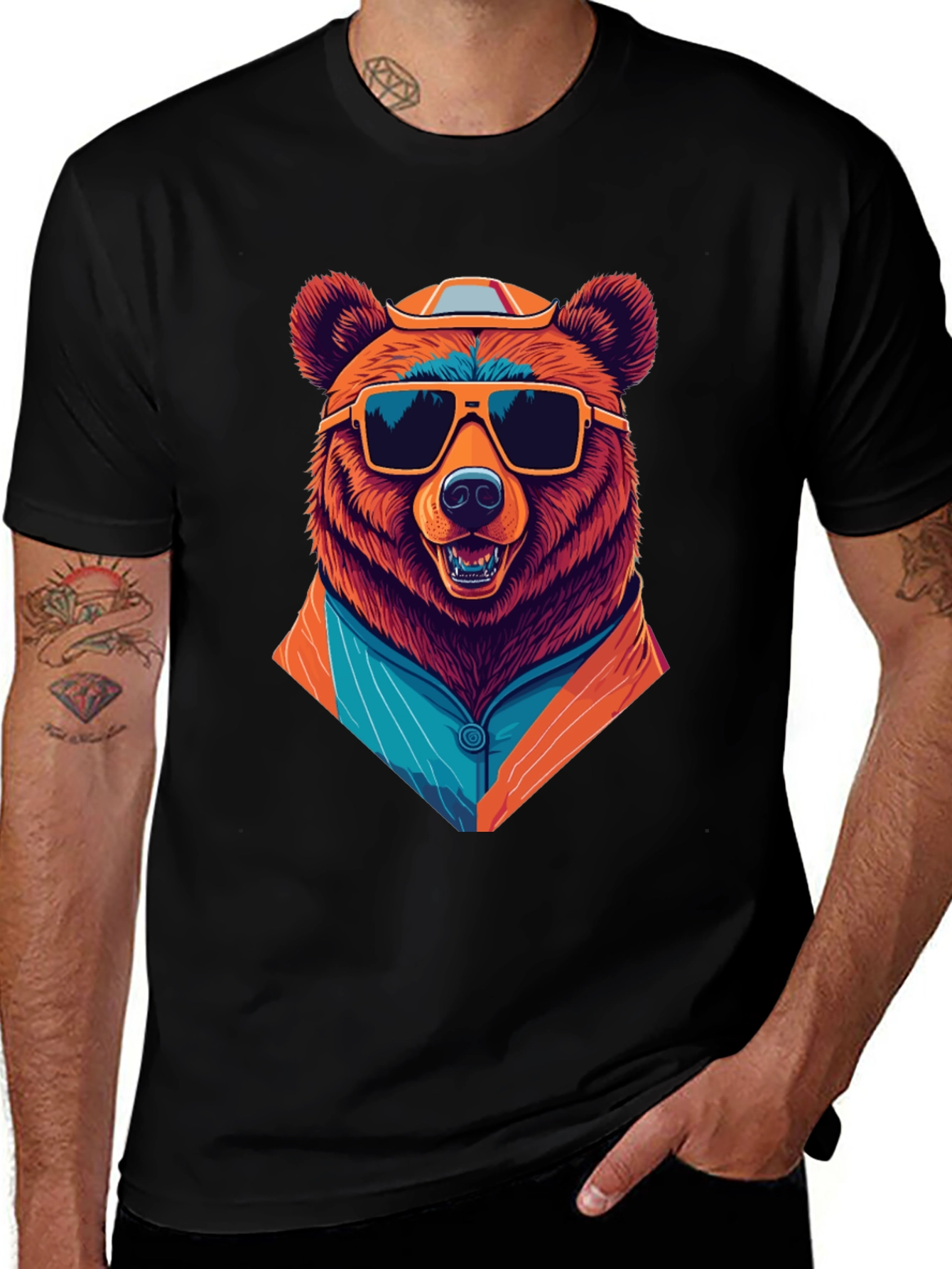 Variant 3 of Cool Bear Graphic Tee - Stylish Urban Streetwear
