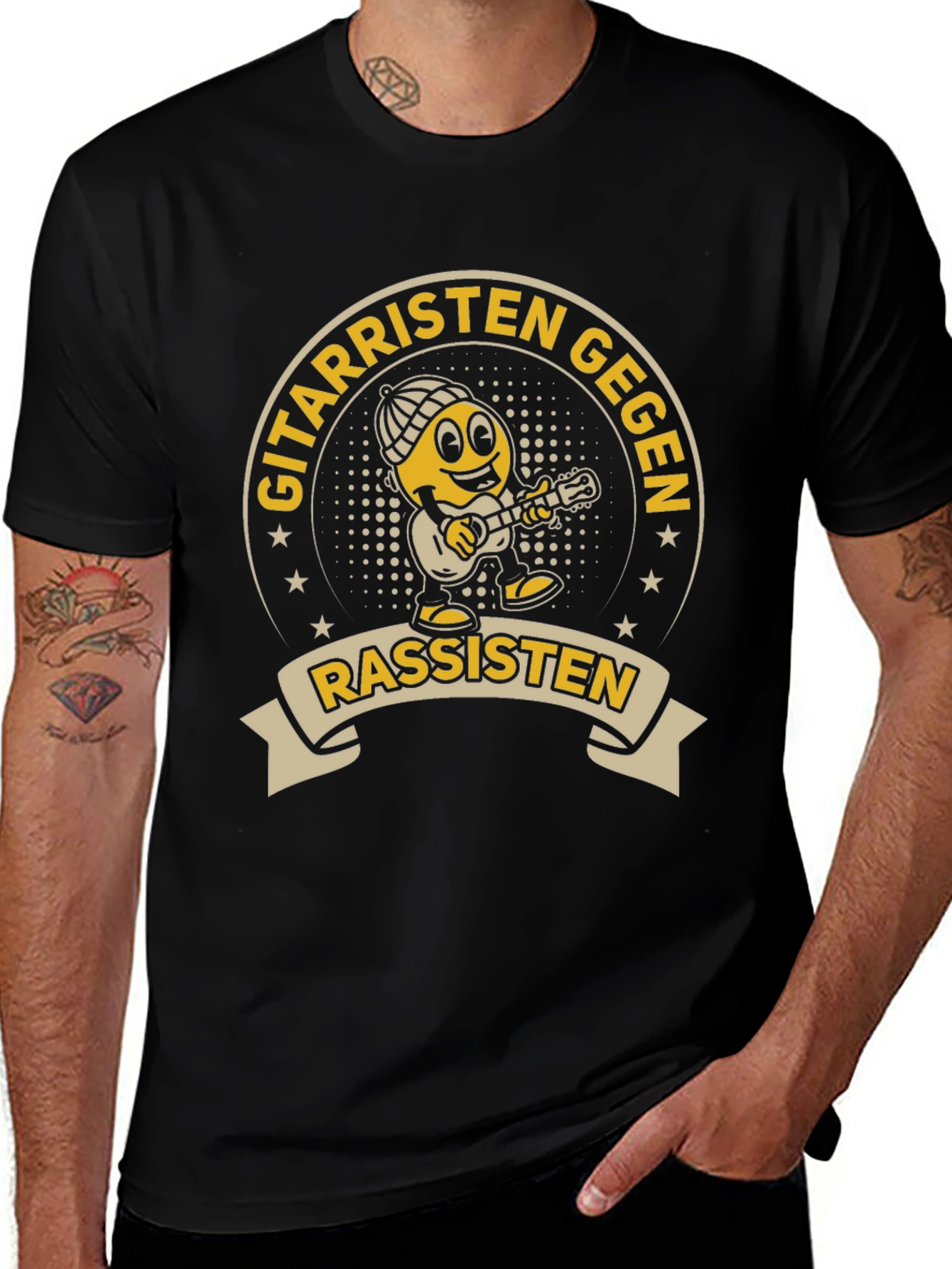 Gitarristen Gegen Rassisten T-Shirt