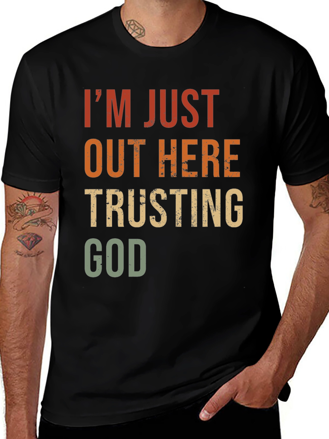 Variant 2 of Trusting God Graphic Tee