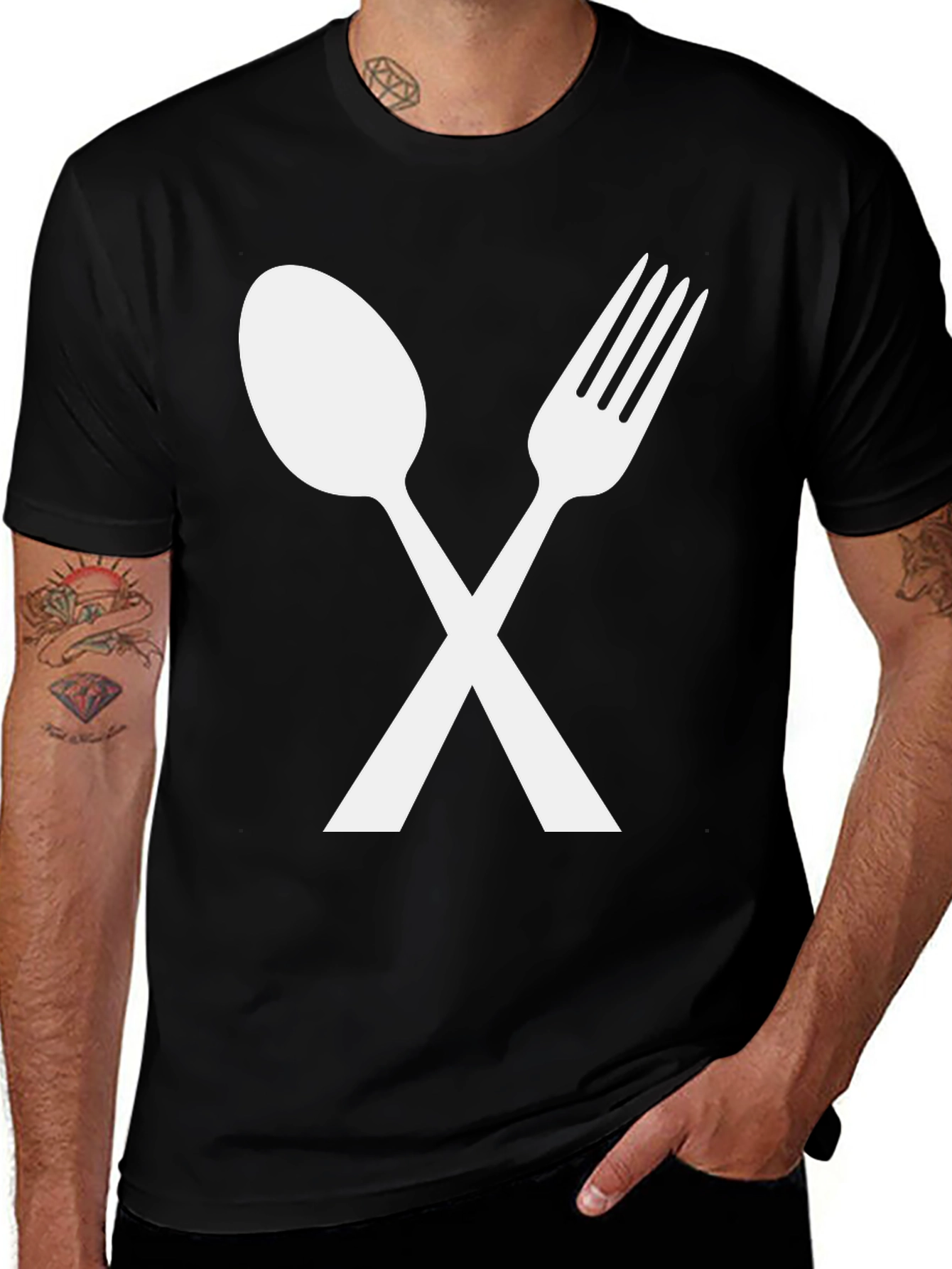 Variant 5 of Fork and Spoon Graphic Tee