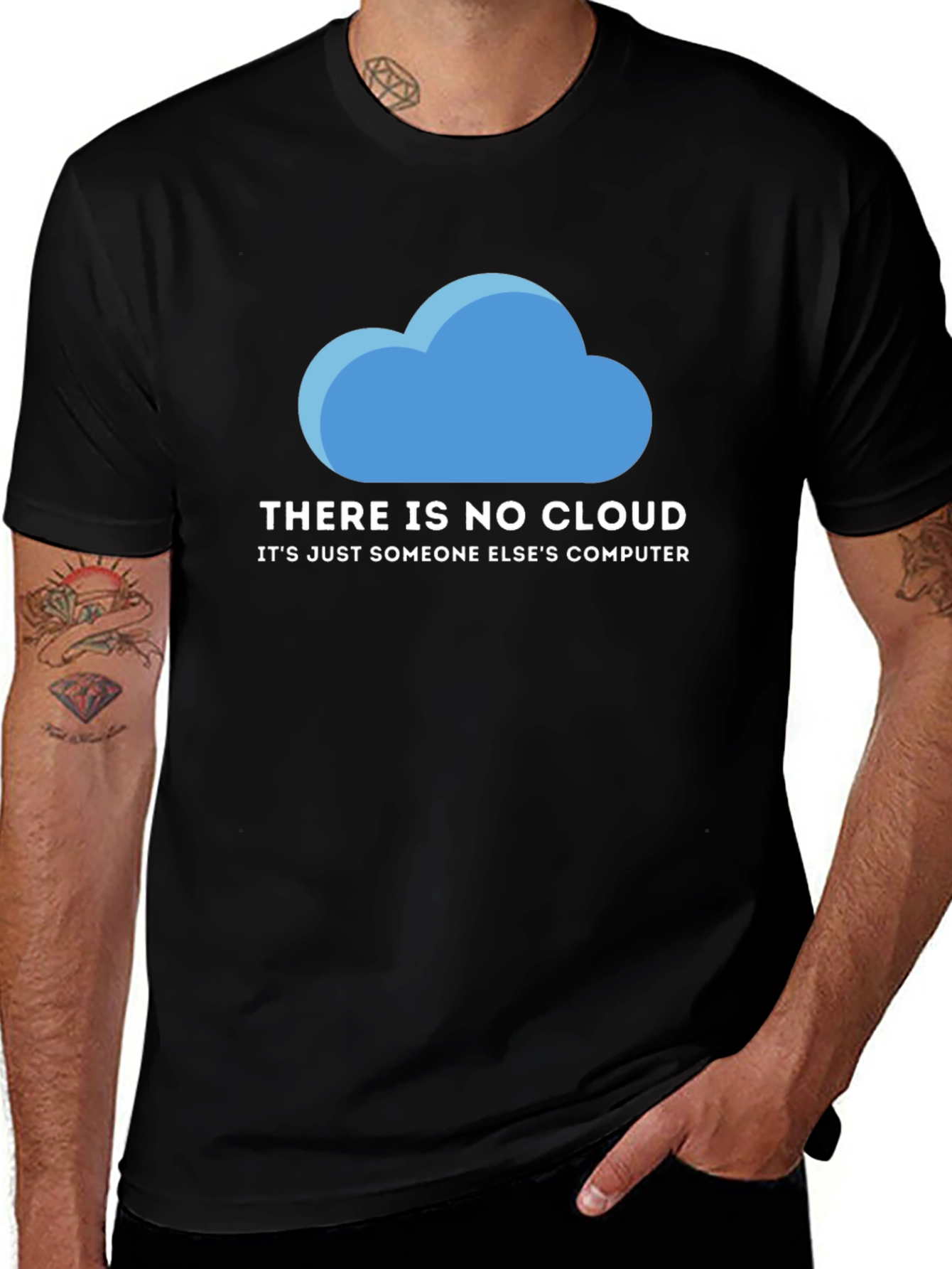 Variant 14 of Funny Cloud Computing T-Shirt - It's Just Someone Else's Computer