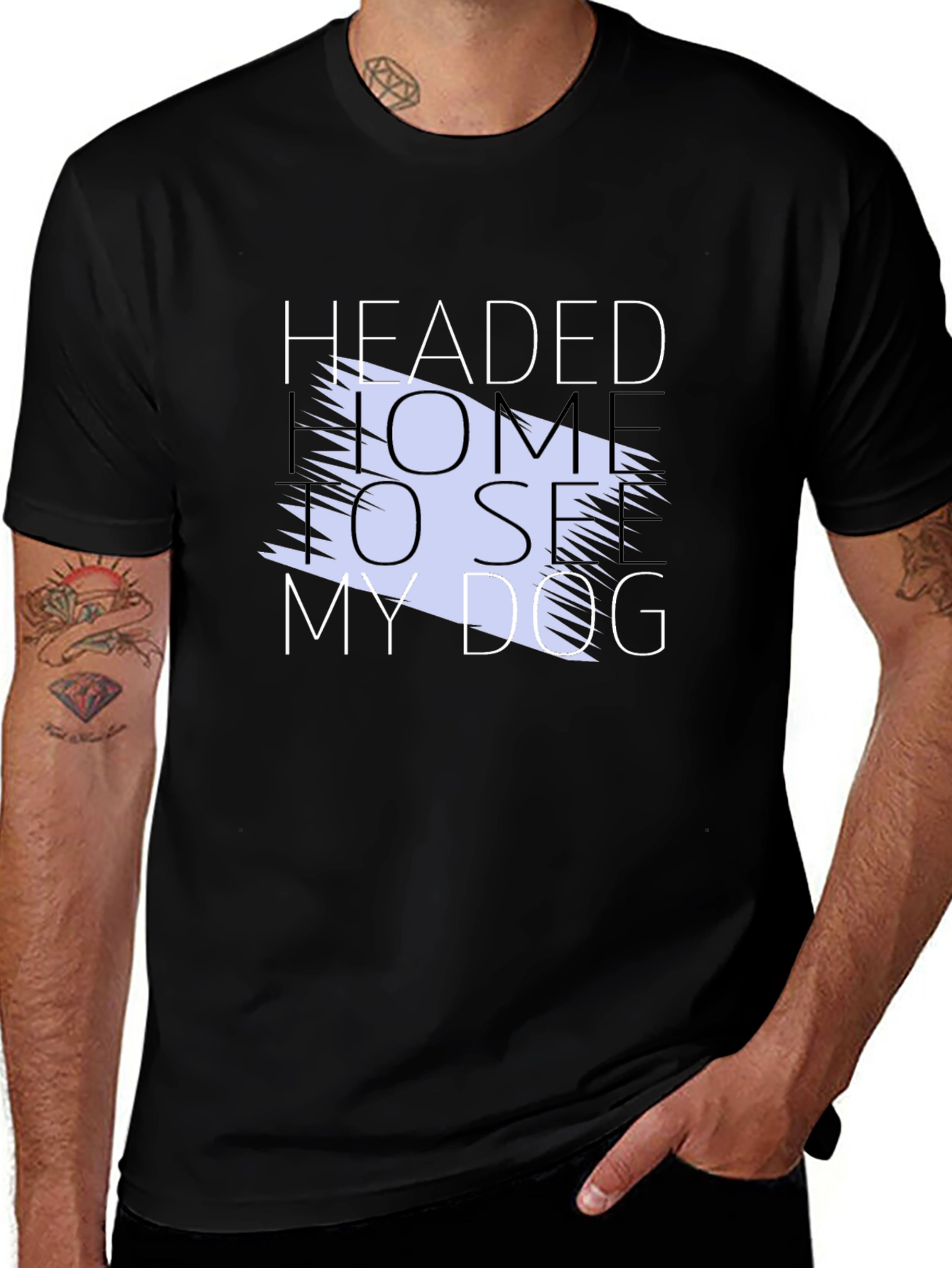 Variant 20 of Headed Home To See My Dog Graphic Tee