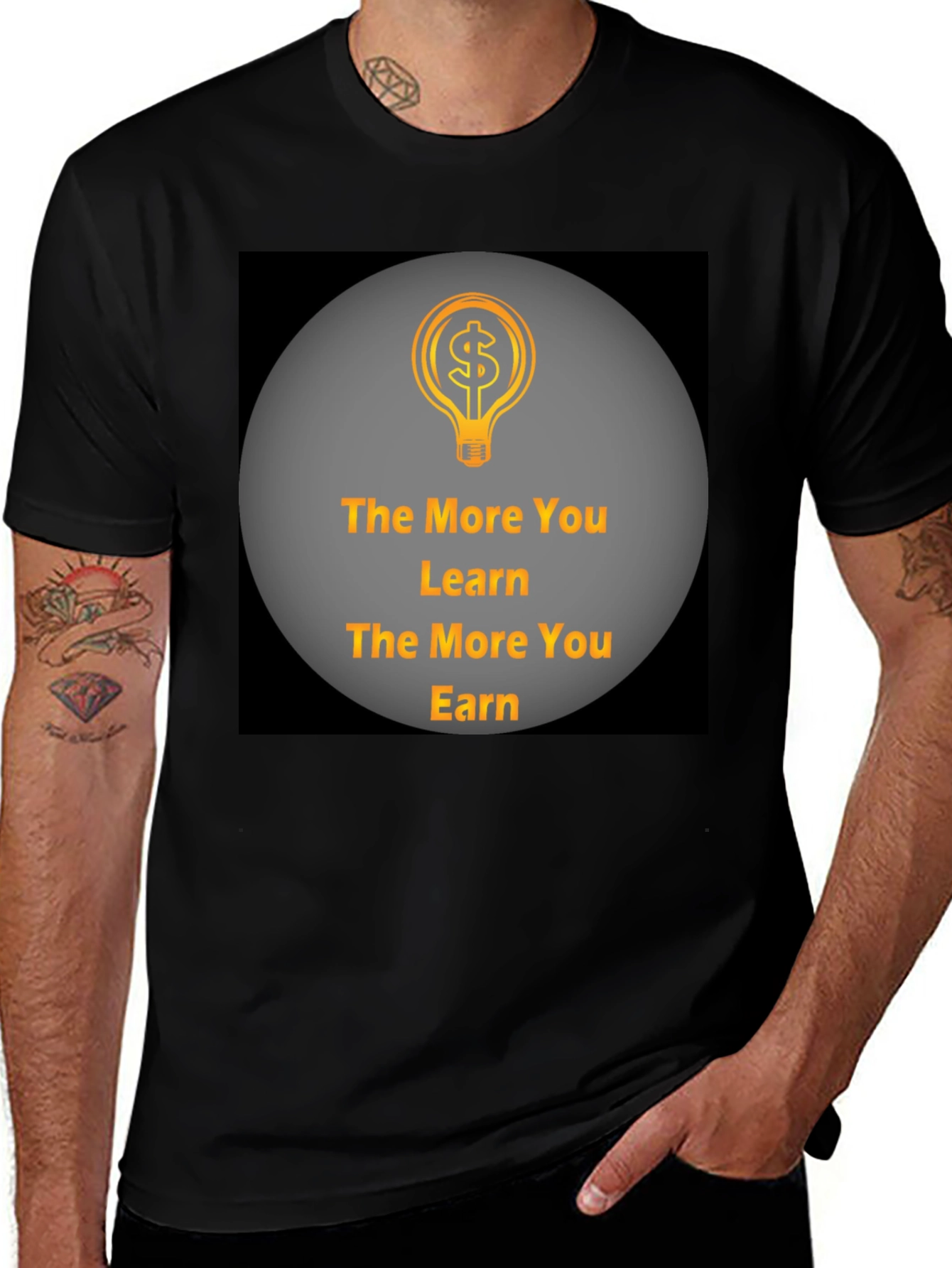 Variant 25 of Learn & Earn Graphic T-Shirt
