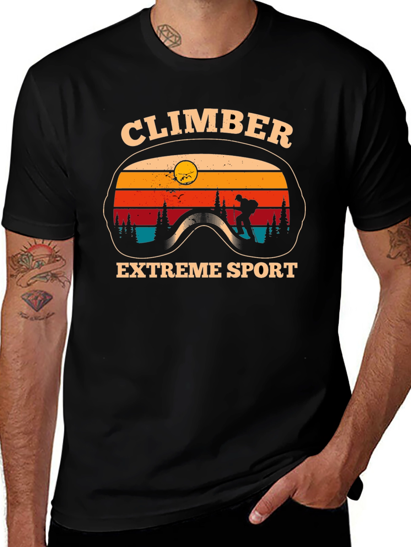 Climber Extreme Sport Graphic Tee - Unisex