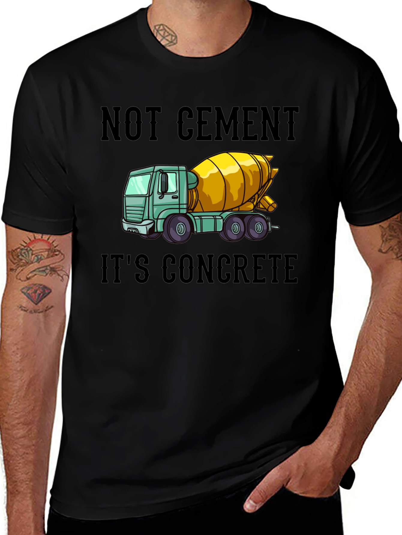 Variant 20 of Not Cement It's Concrete T-Shirt