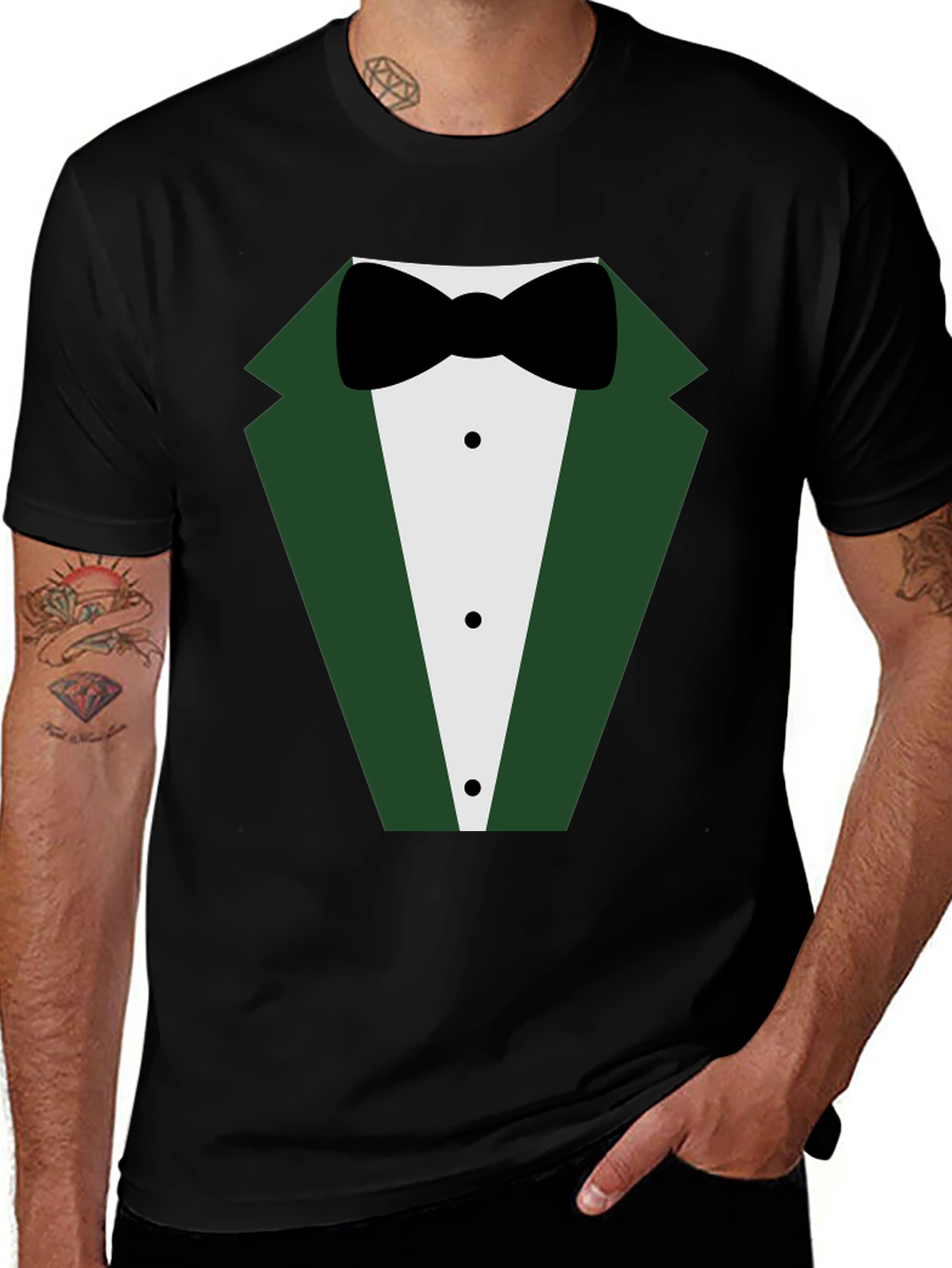 Variant 23 of Novelty Tuxedo T-Shirt - Dressy Casual Fun